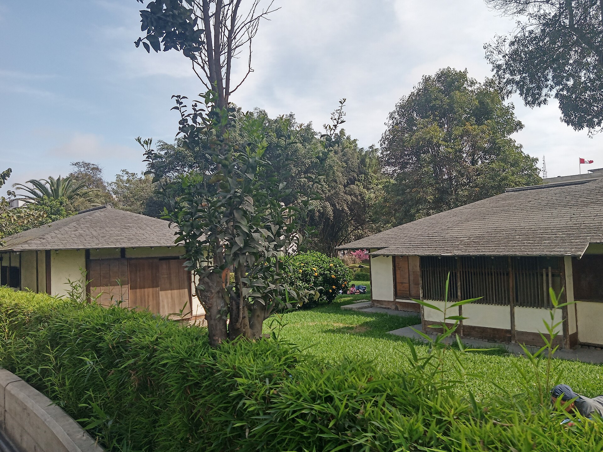 The Japanese garden in the Parque de la Exposición, Lima