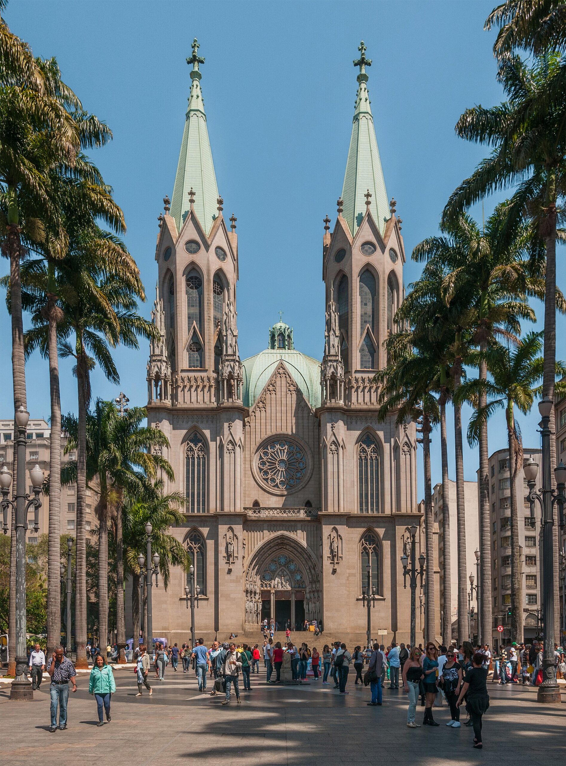 The cathedral in central São Paulo