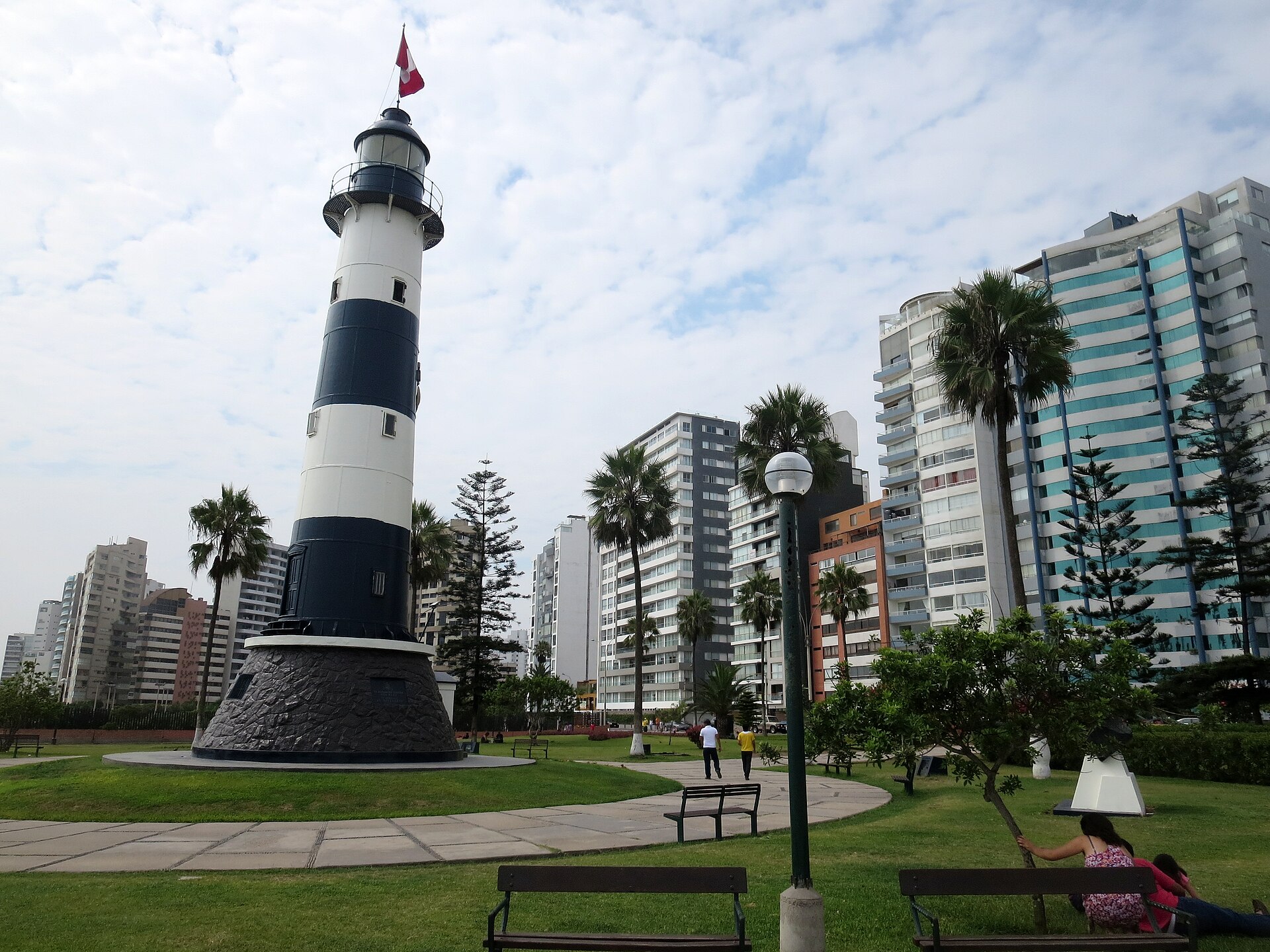 Modern towers in the Miraflores district of Lima