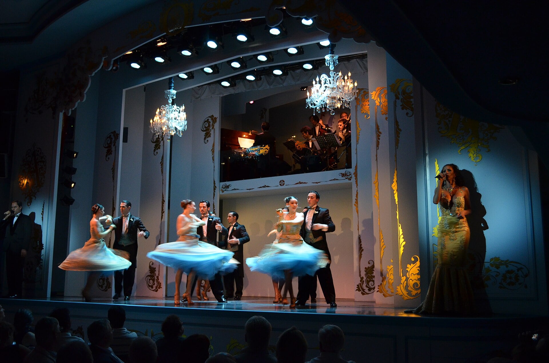 Tango dancers in Buenos Aires, Argentina, during the Tango BA Festival y Mundial 2026