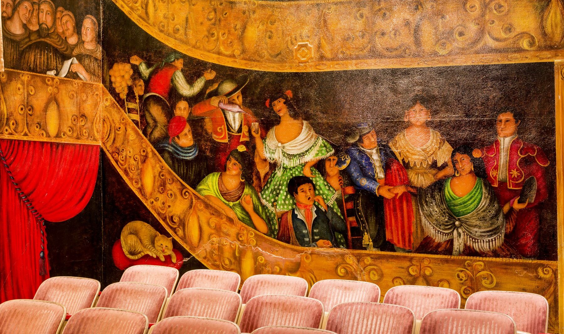 A cinema auditorium in Brazil during Semana do Cinema, with promotional tickets at R$10