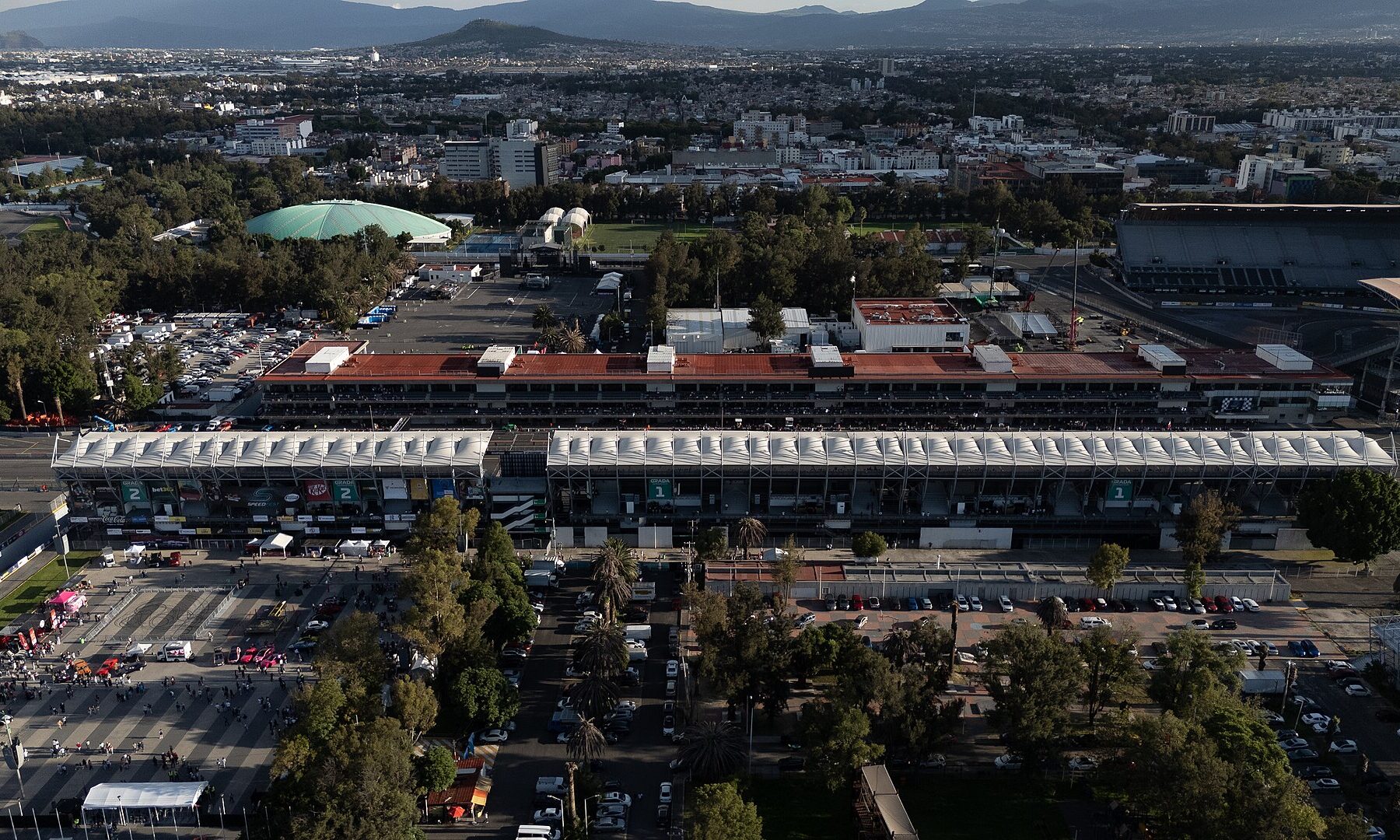 Mexico City's Autódromo Hermanos Rodríguez, home of Corona Capital 2026 from November 20 to 22