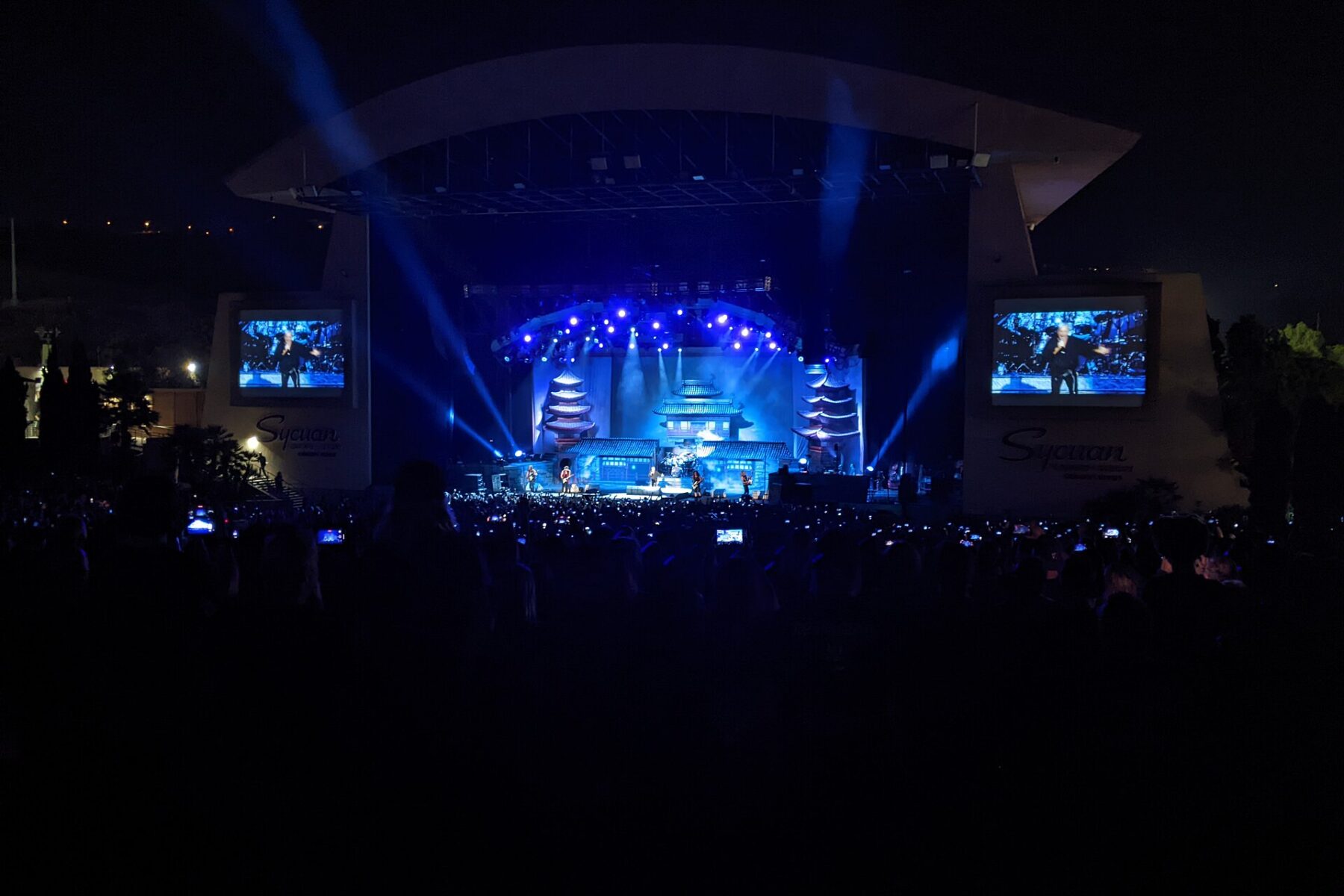 Iron Maiden live in concert — the band's 50th-anniversary tour reaches Mexico City on October 2, 2026