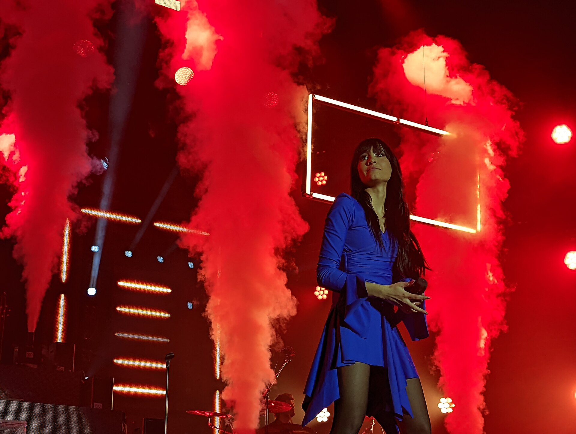Aitana, the Spanish pop star playing Bogotá, Colombia on October 16, 2026