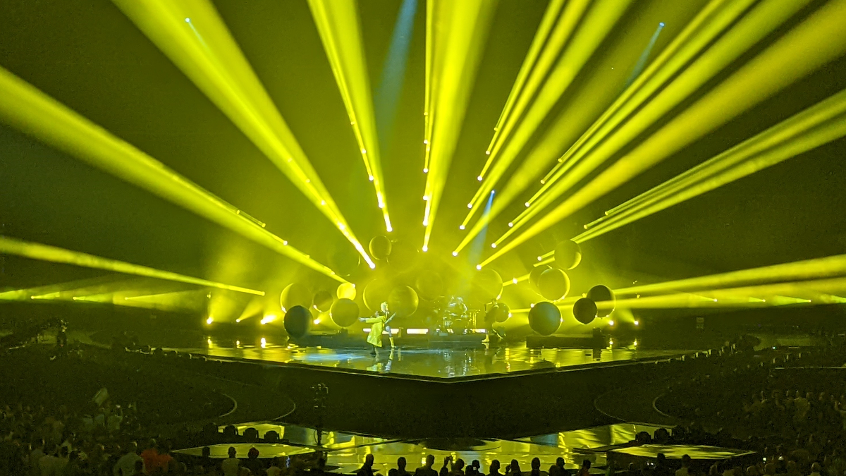 The Rasmus performing live — the Finnish rock band plays São Paulo, Brazil on October 31, 2026