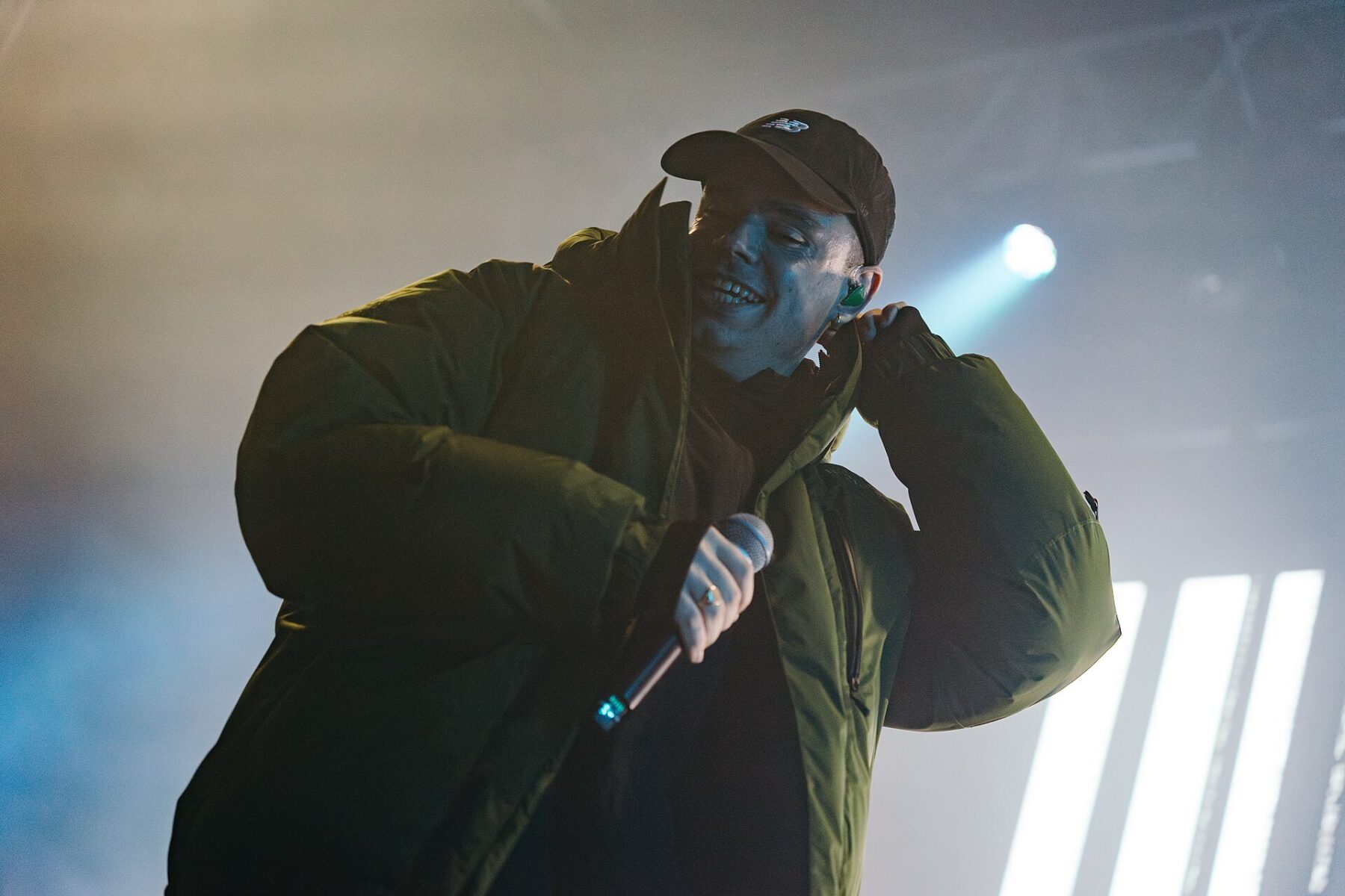 Kneecap performing live — the Belfast Irish-language rap trio plays São Paulo, Brazil on October 23, 2026