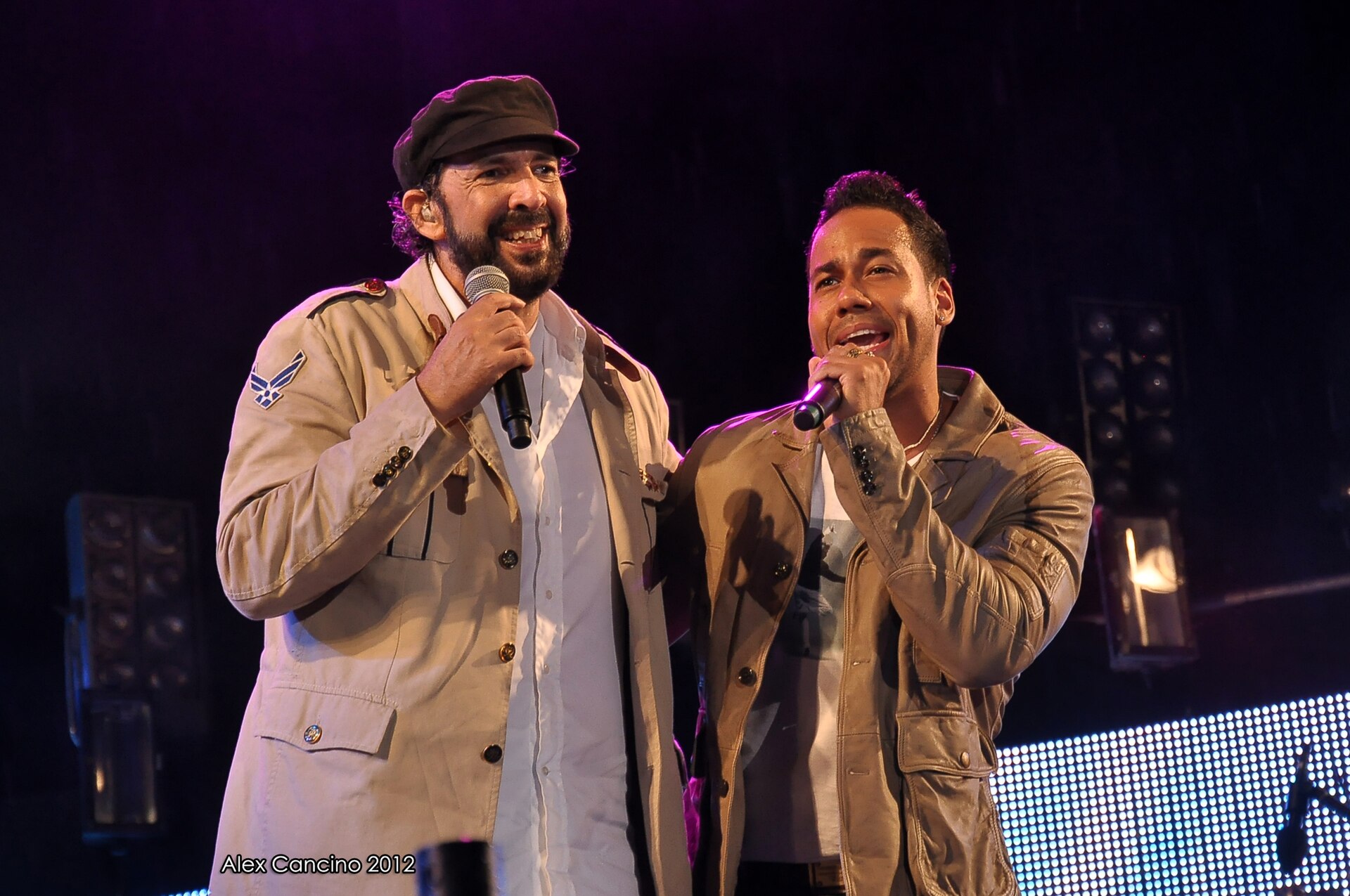 Romeo Santos performing live — the bachata star shares Lima's Estadio Nacional with Prince Royce on September 11 and 12, 2026