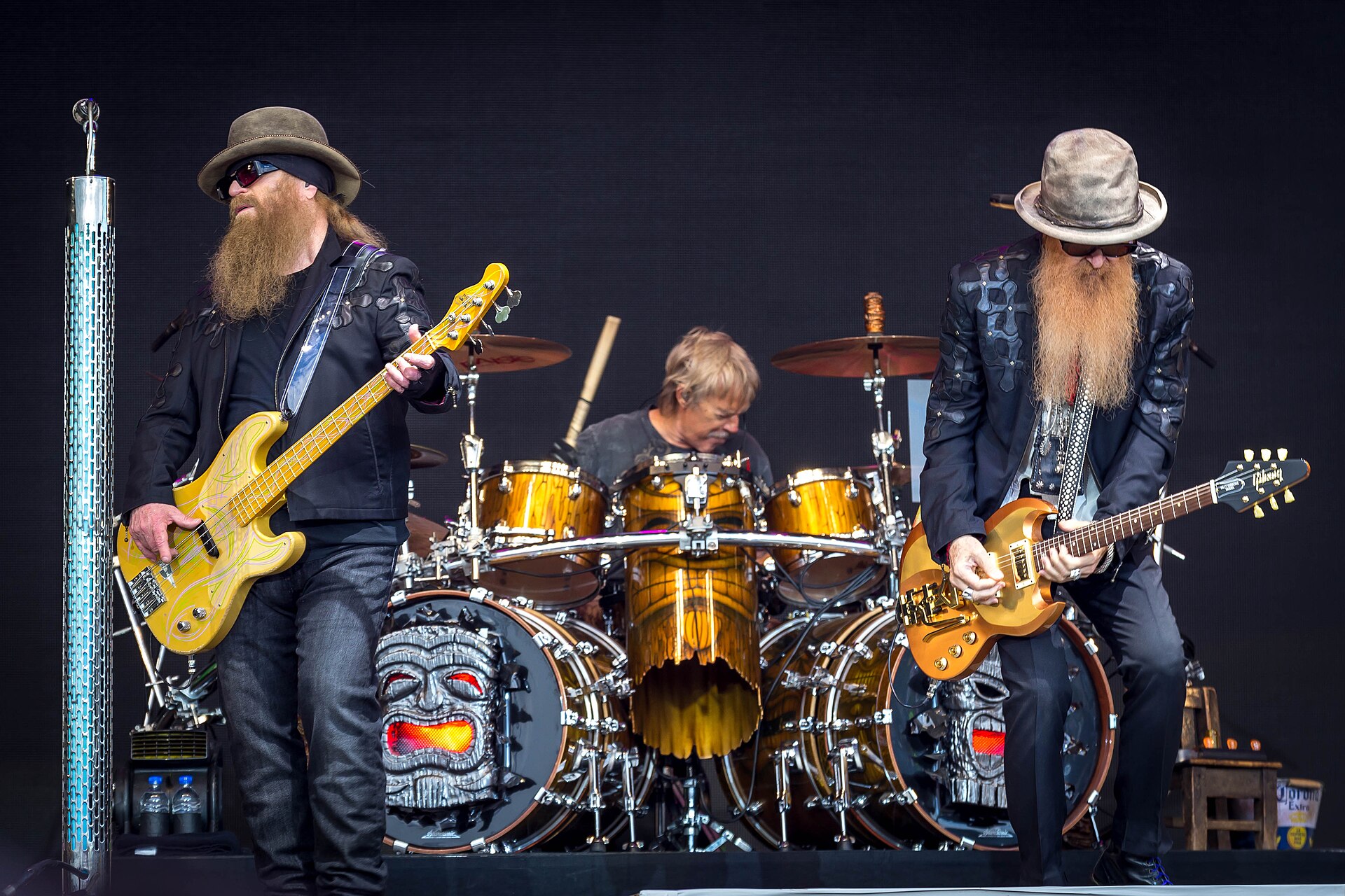ZZ Top performing live — the Texas blues-rock legends play three Brazil shows in November 2026