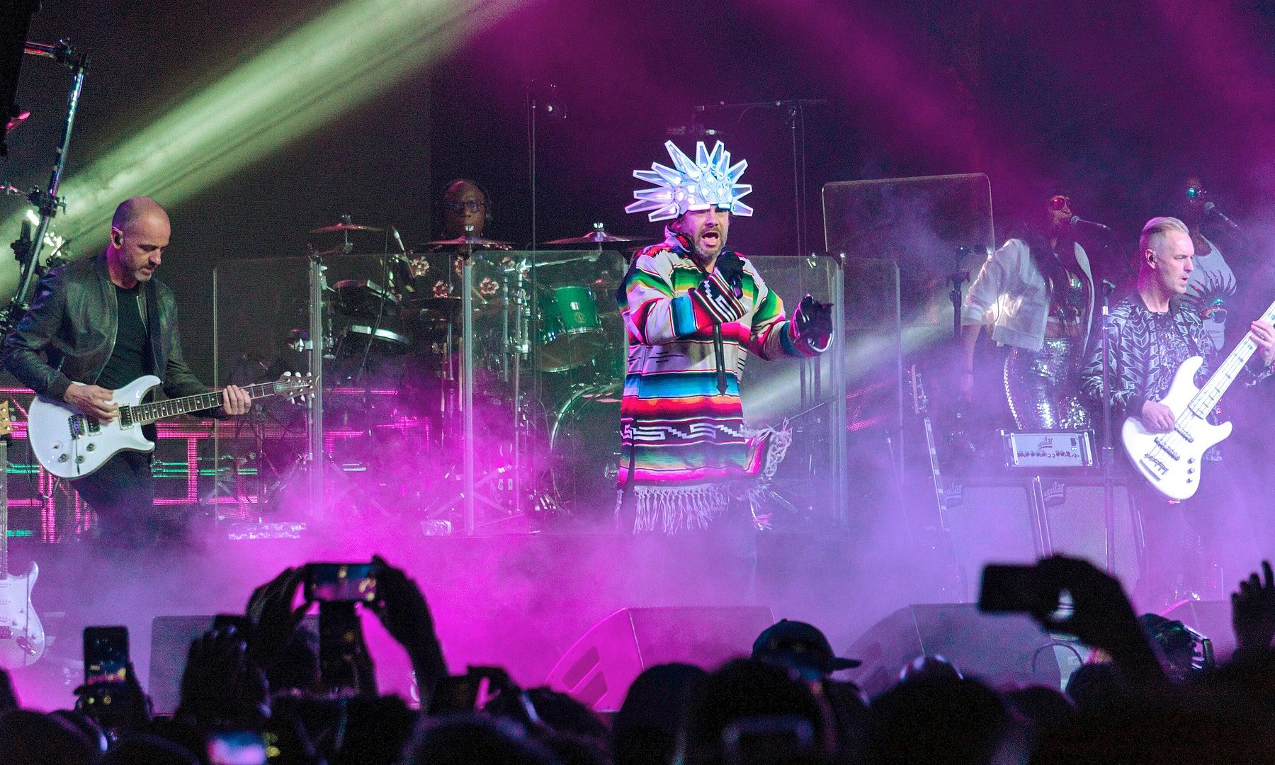 Jamiroquai live — Jay Kay and band bring the acid-jazz funk to Santiago's Claro Arena on September 15, 2026
