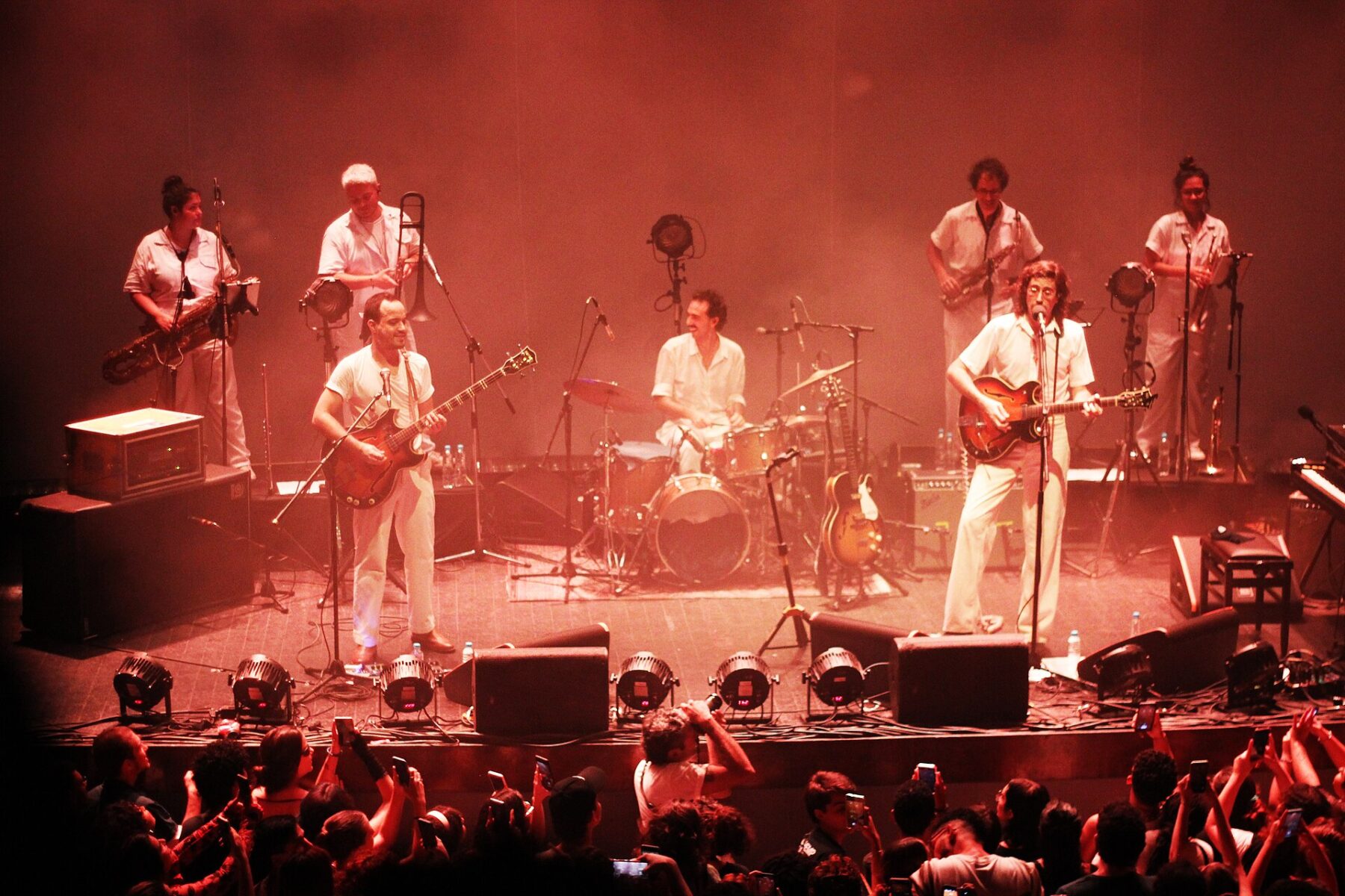 A Brazilian band live on stage — Marcelo Falcão's 'O Legado' tour plays São Paulo and Curitiba on September 18–19, 2026
