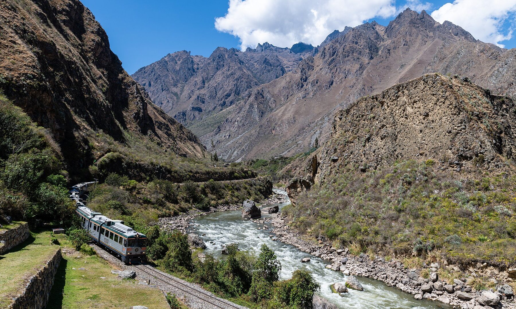 Hikers on the Inca Trail toward Machu Picchu — Peru reopened routes 1–3 on September 5, 2026