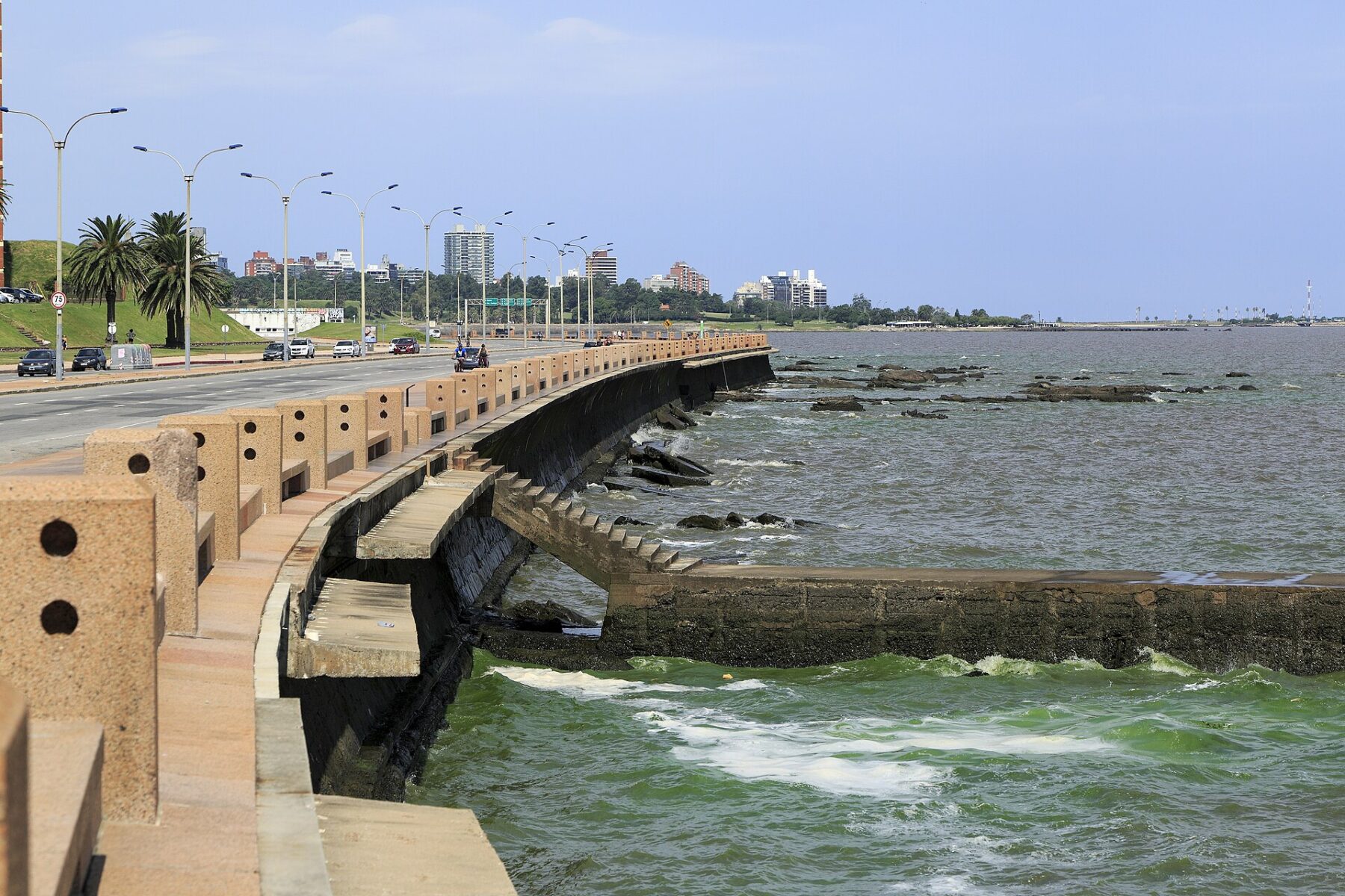 The Rambla in Montevideo, Uruguay, near the Hyatt Centric venue hosting Candlelight Vivaldi on September 20, 2026