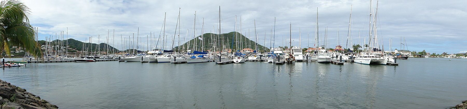 Rodney Bay Marina in St Lucia, host site for the International Billfish Tournament, September 22-26, 2026