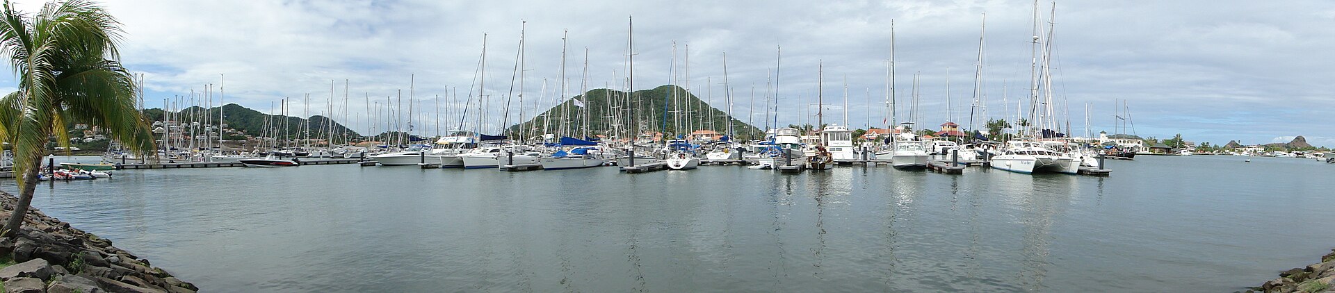 Rodney Bay Marina in St Lucia, host site for the International Billfish Tournament, September 22-26, 2026