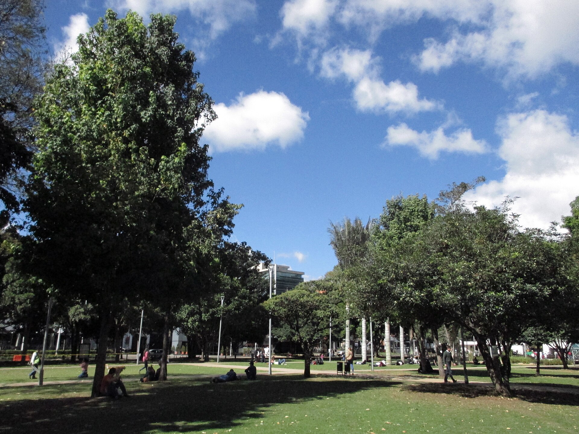 Parque de la 93 in Bogotá, Colombia, where the EVA Love Edition fair runs until 20 September 2026