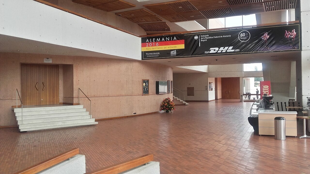 The Teatro Mayor Julio Mario Santo Domingo in Bogotá, Colombia
