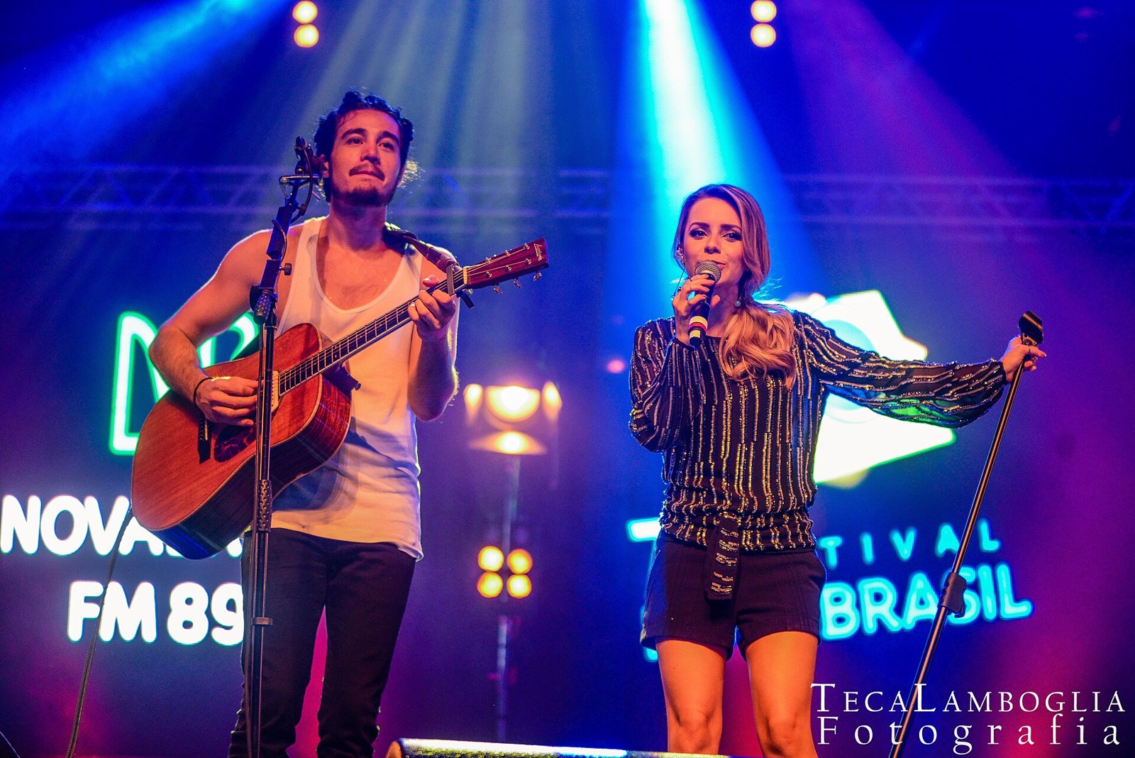 A concert crowd at Espaço das Américas, now Espaço Unimed, in São Paulo