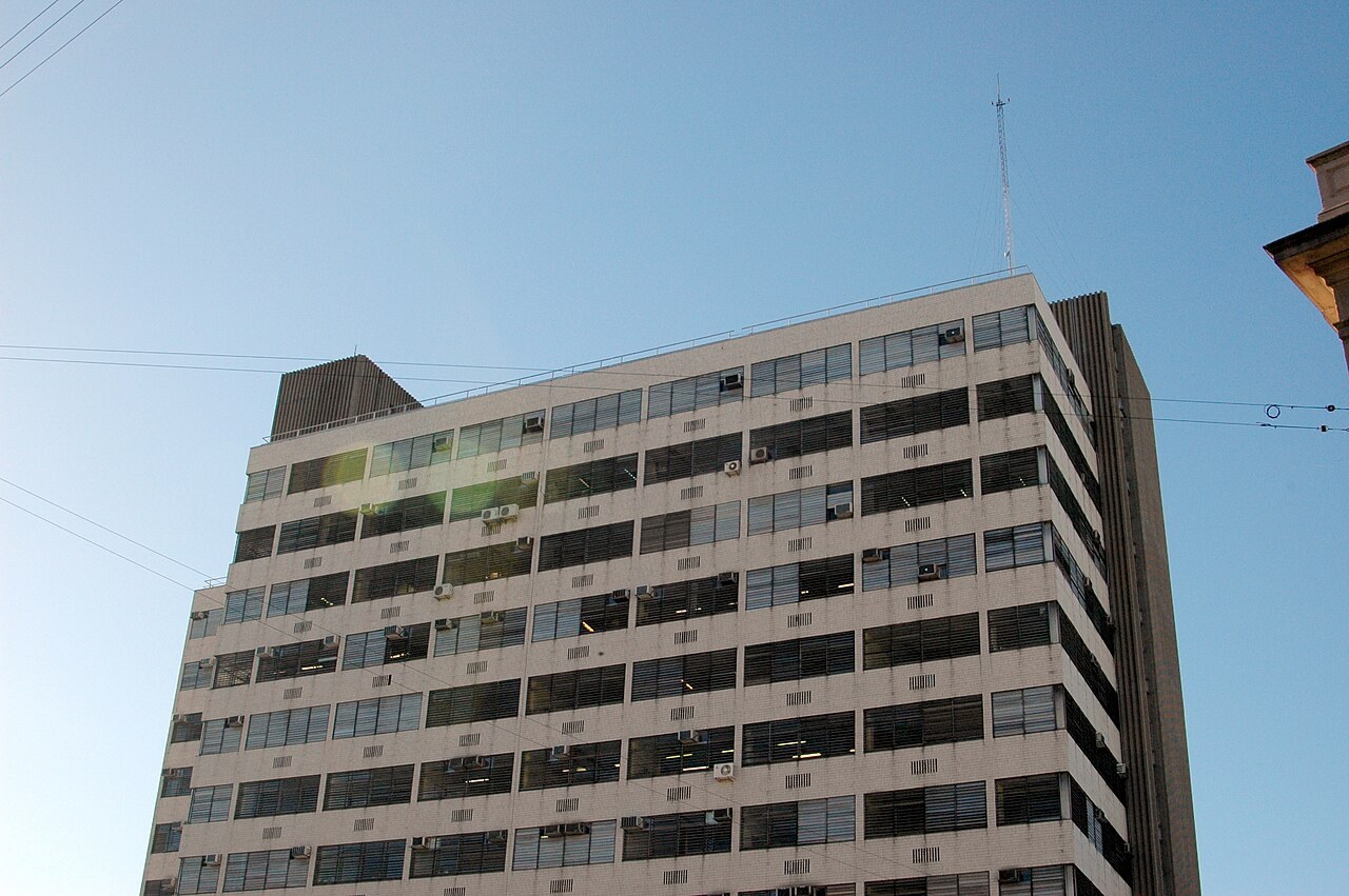 Uruguay central bank - The Banco Central del Uruguay building in Montevideo