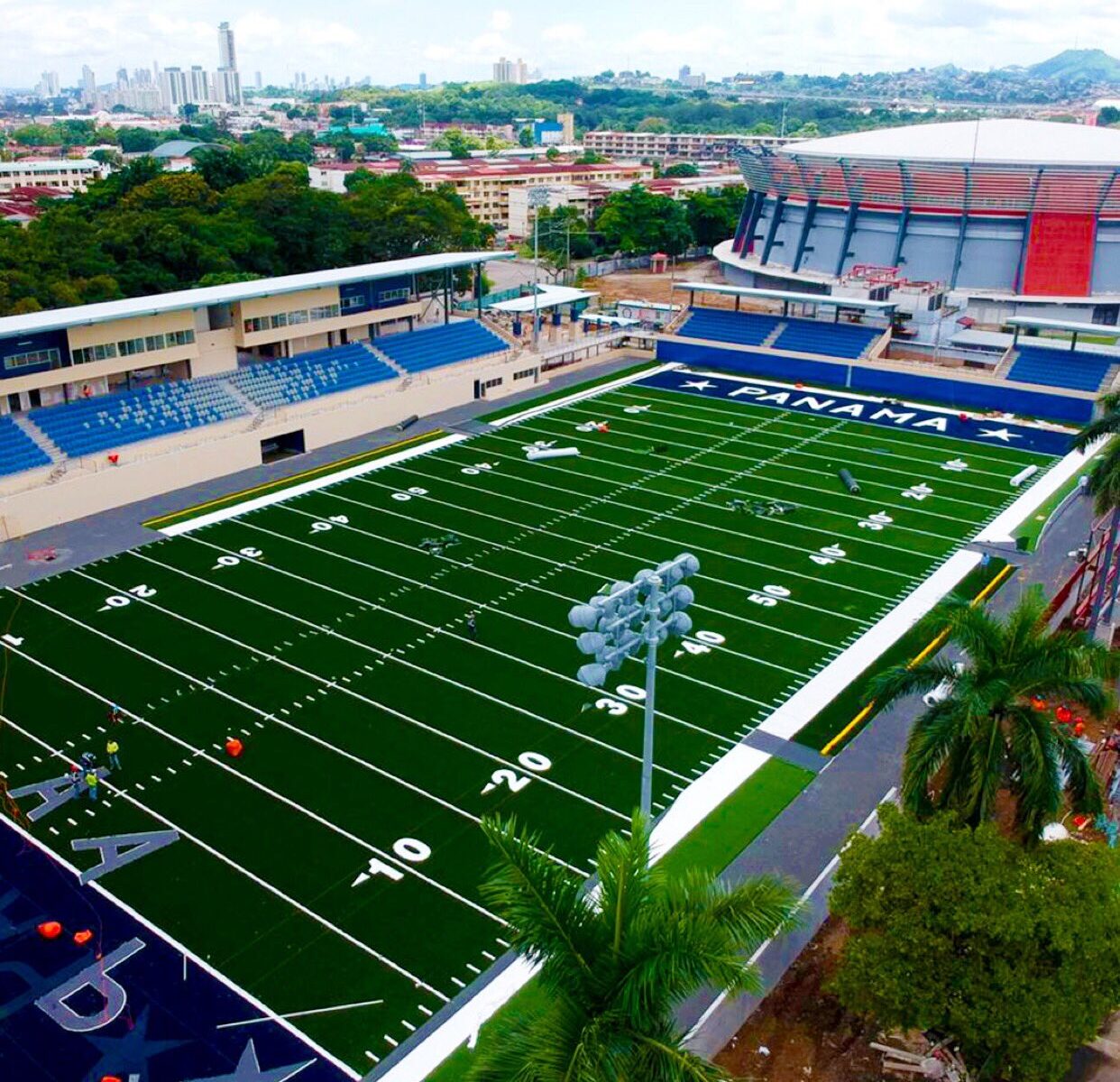 The Estadio Emilio Royo in Panama City, Panama, where Omar Courtz performs on 26 November 2026