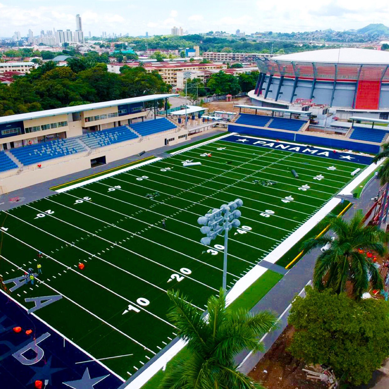 The Estadio Emilio Royo in Panama City, Panama, where Omar Courtz performs on 26 November 2026