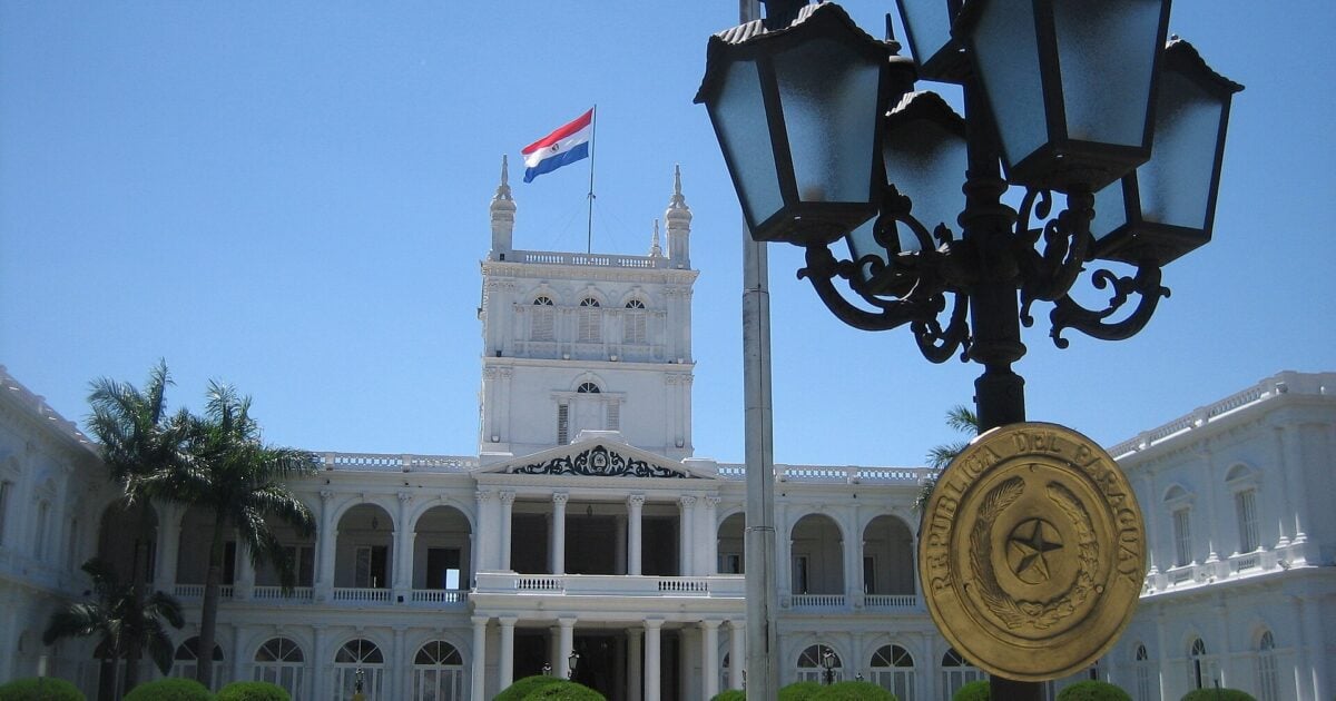 The Palacio de los López, seat of the presidency in Asunción, Paraguay
