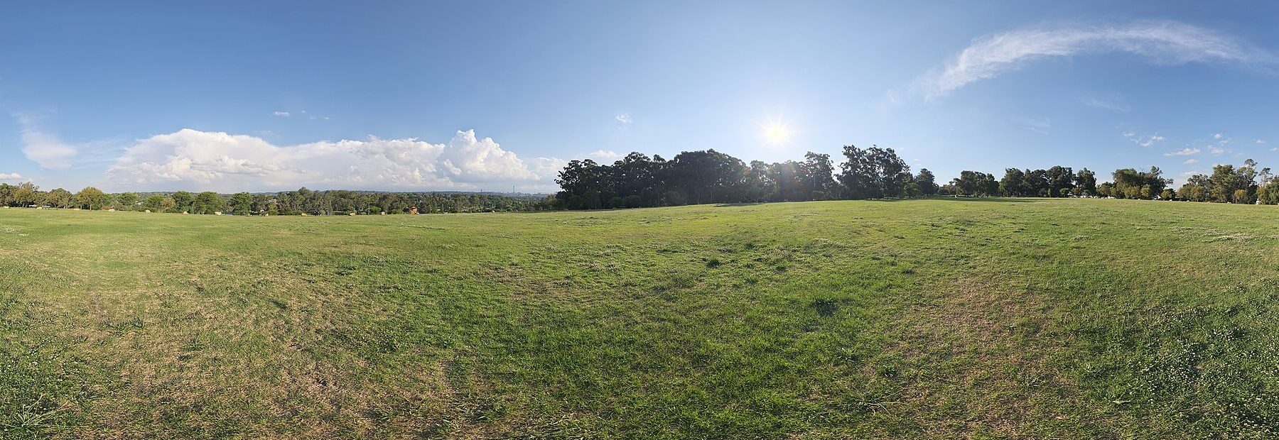 The open lawn of James and Ethel Gray Park in Johannesburg, South Africa, where Fatboy Slim plays on 12 December 2026