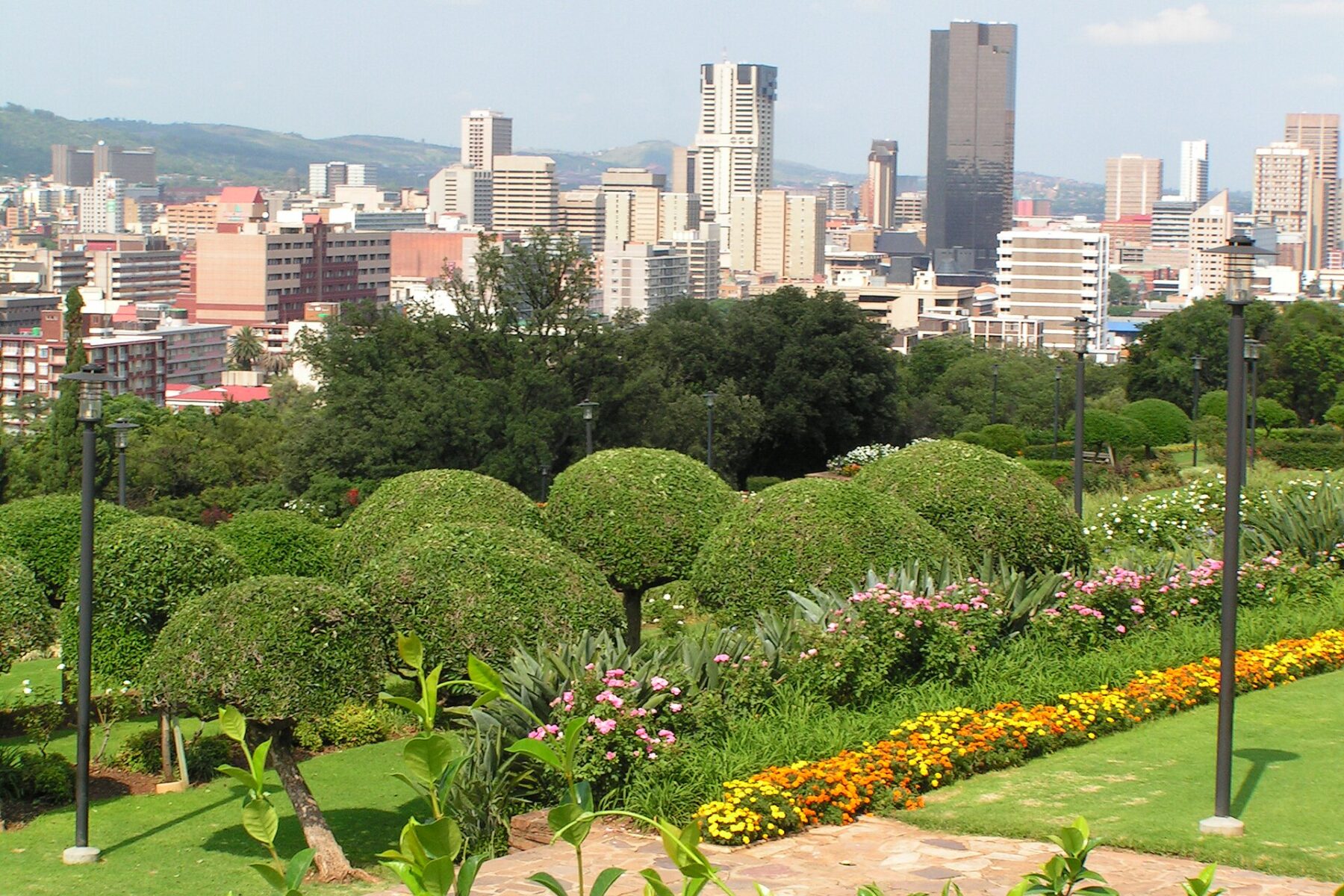 The Pretoria skyline in South Africa
