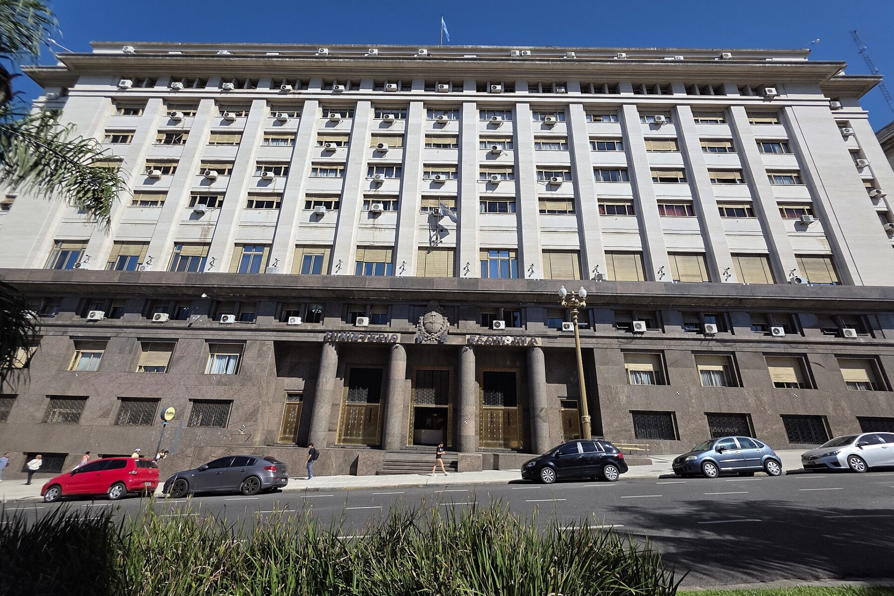 The Palacio de Hacienda, home of Argentina's Economy Ministry, in Buenos Aires