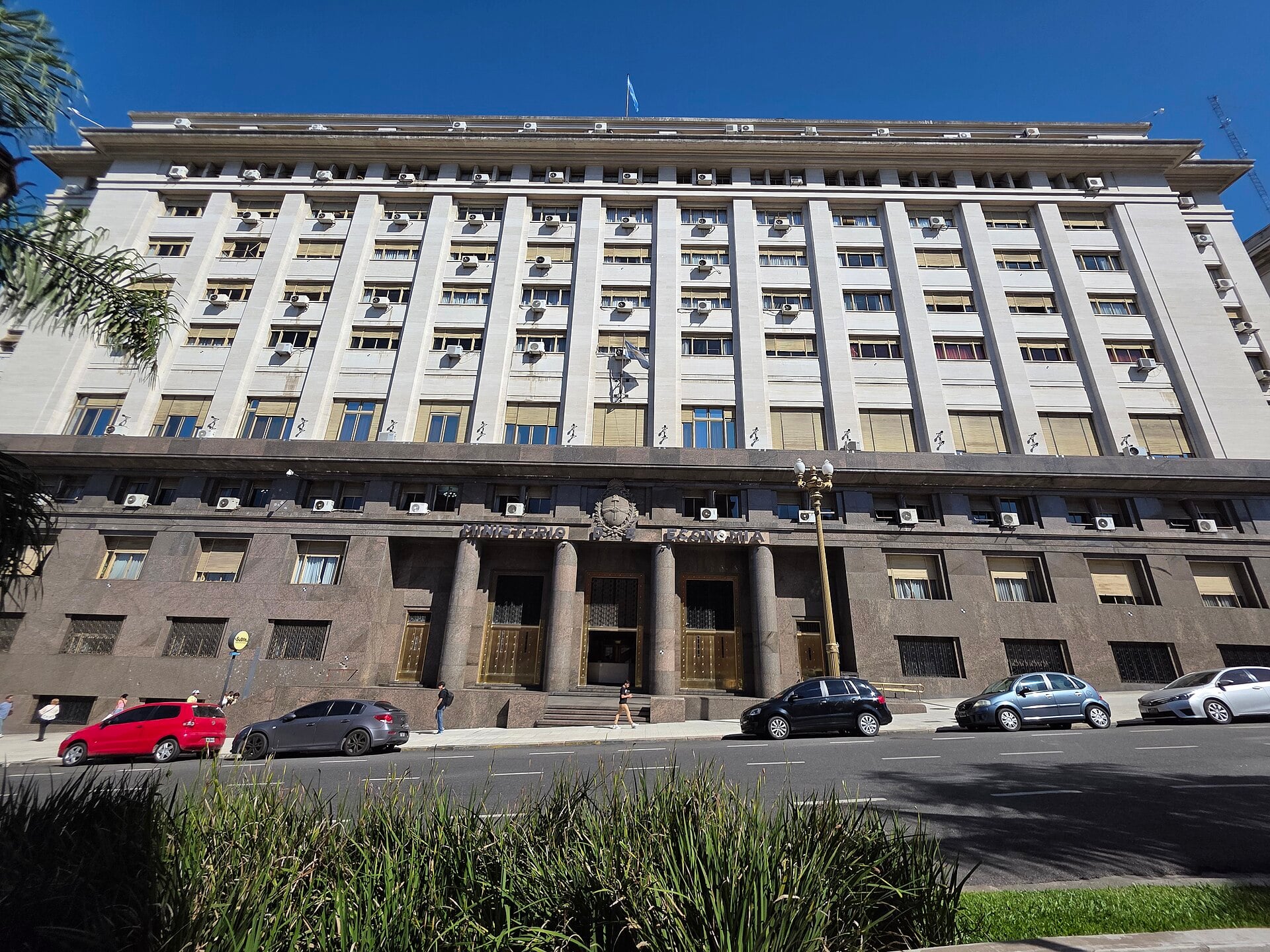The Palacio de Hacienda, home of Argentina's Economy Ministry, in Buenos Aires