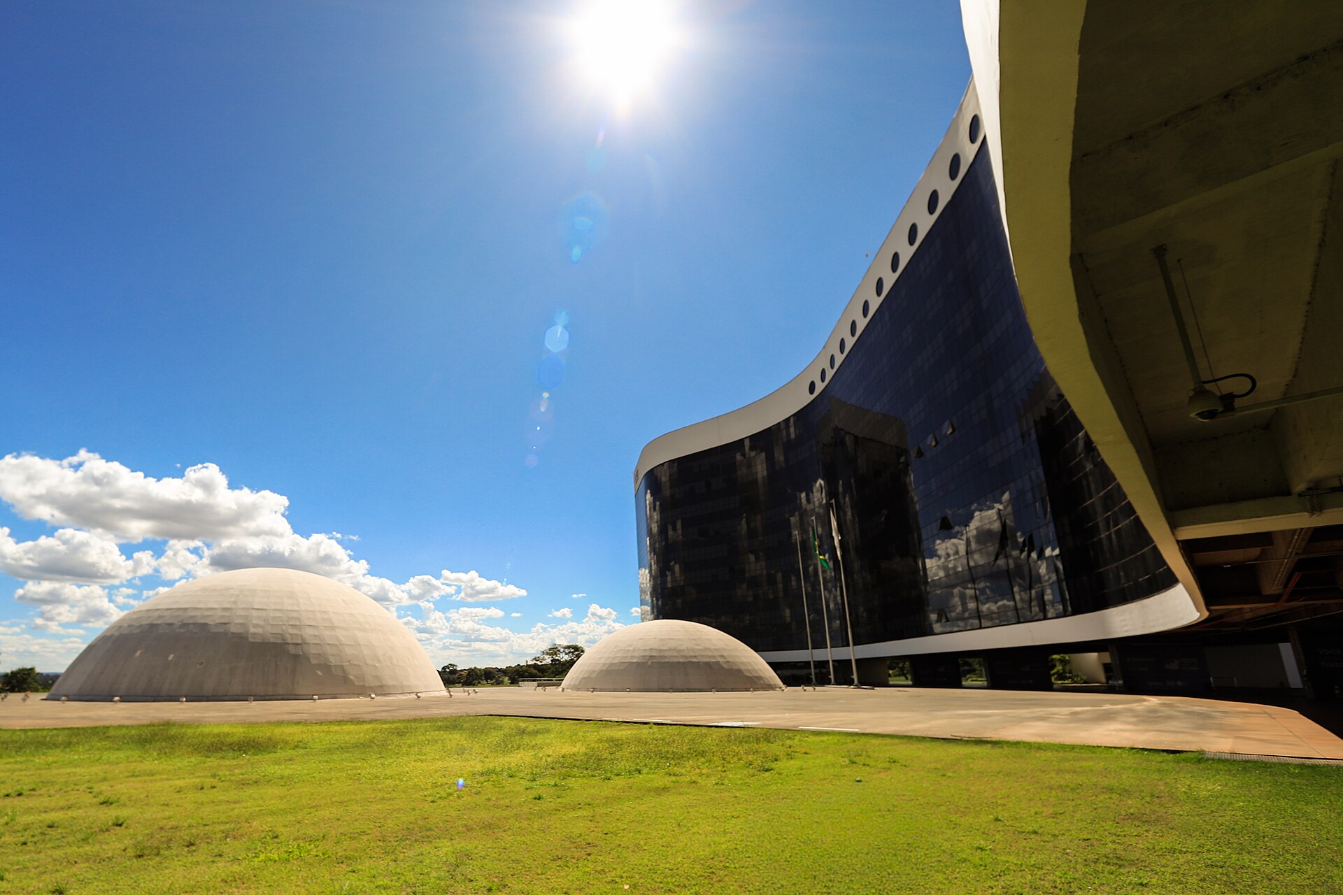 The headquarters of Brazil's Superior Electoral Court in Brasília