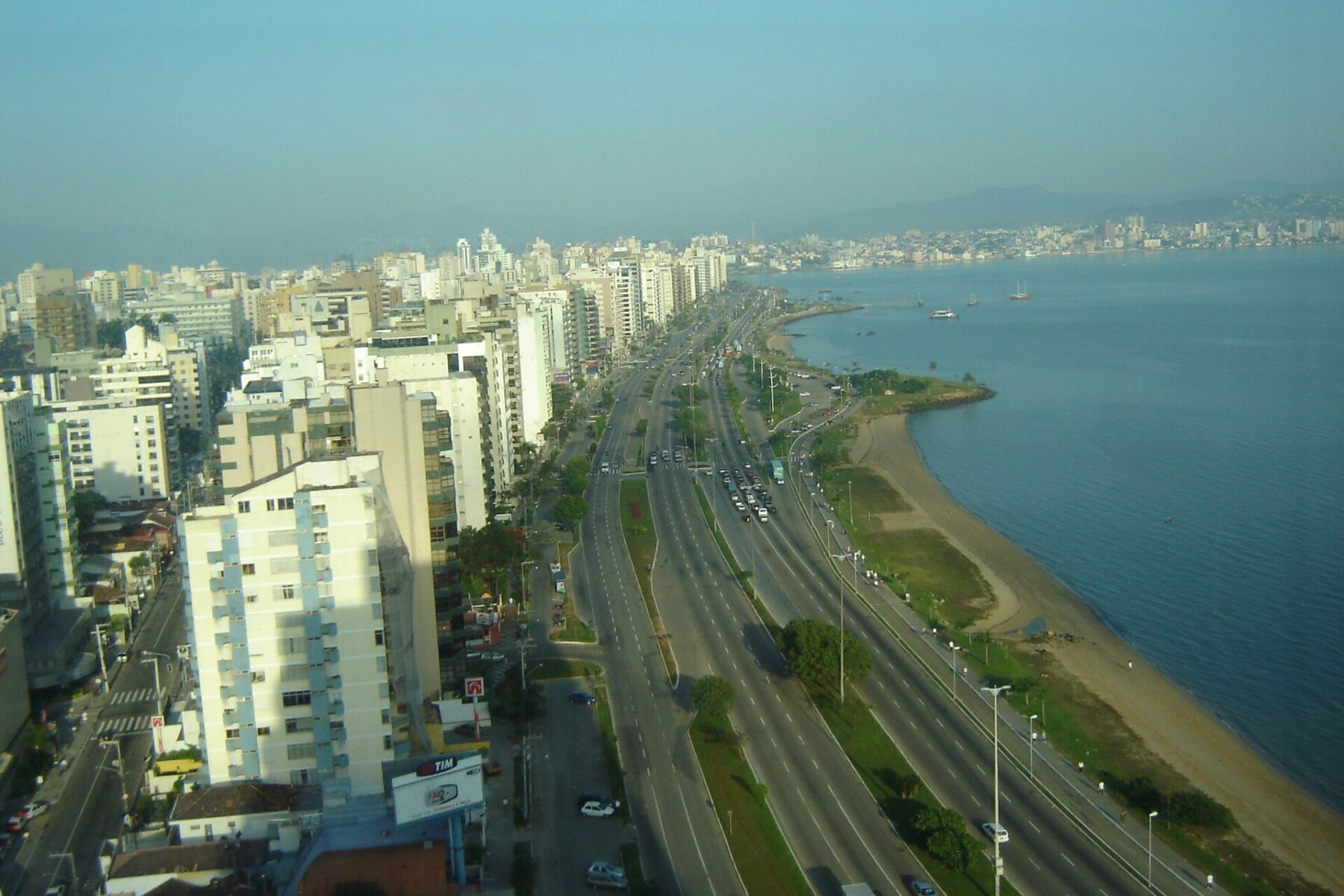 A view over Florianópolis in Santa Catarina, Brazil