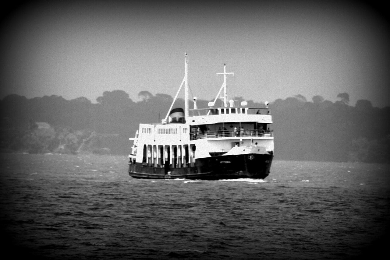 A river ferry in Guyana, similar to the type of vessel involved in the MV Barima disaster