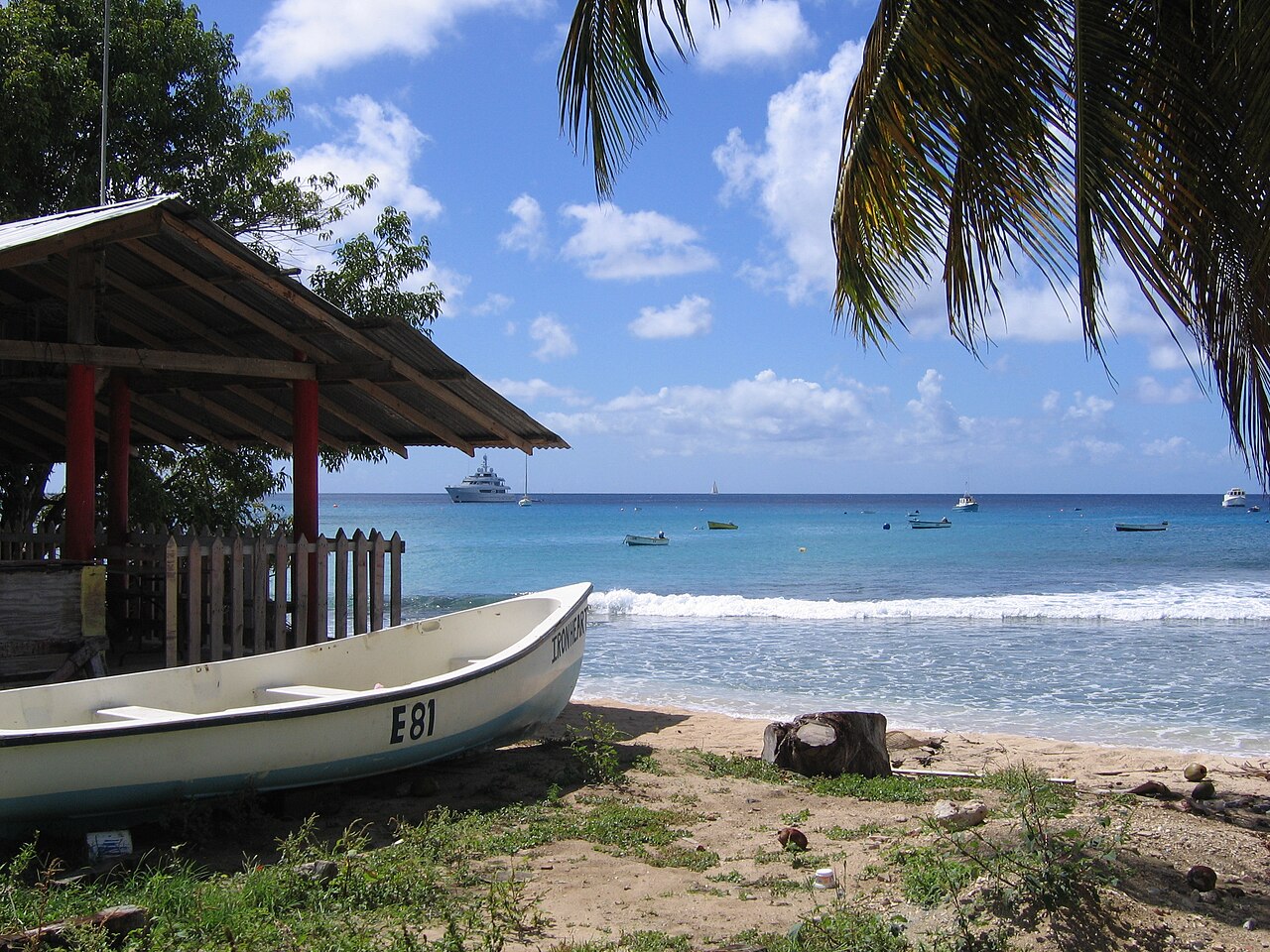 Healthcare in Barbados 2026 — fishing boats on the west coast at St Peter
