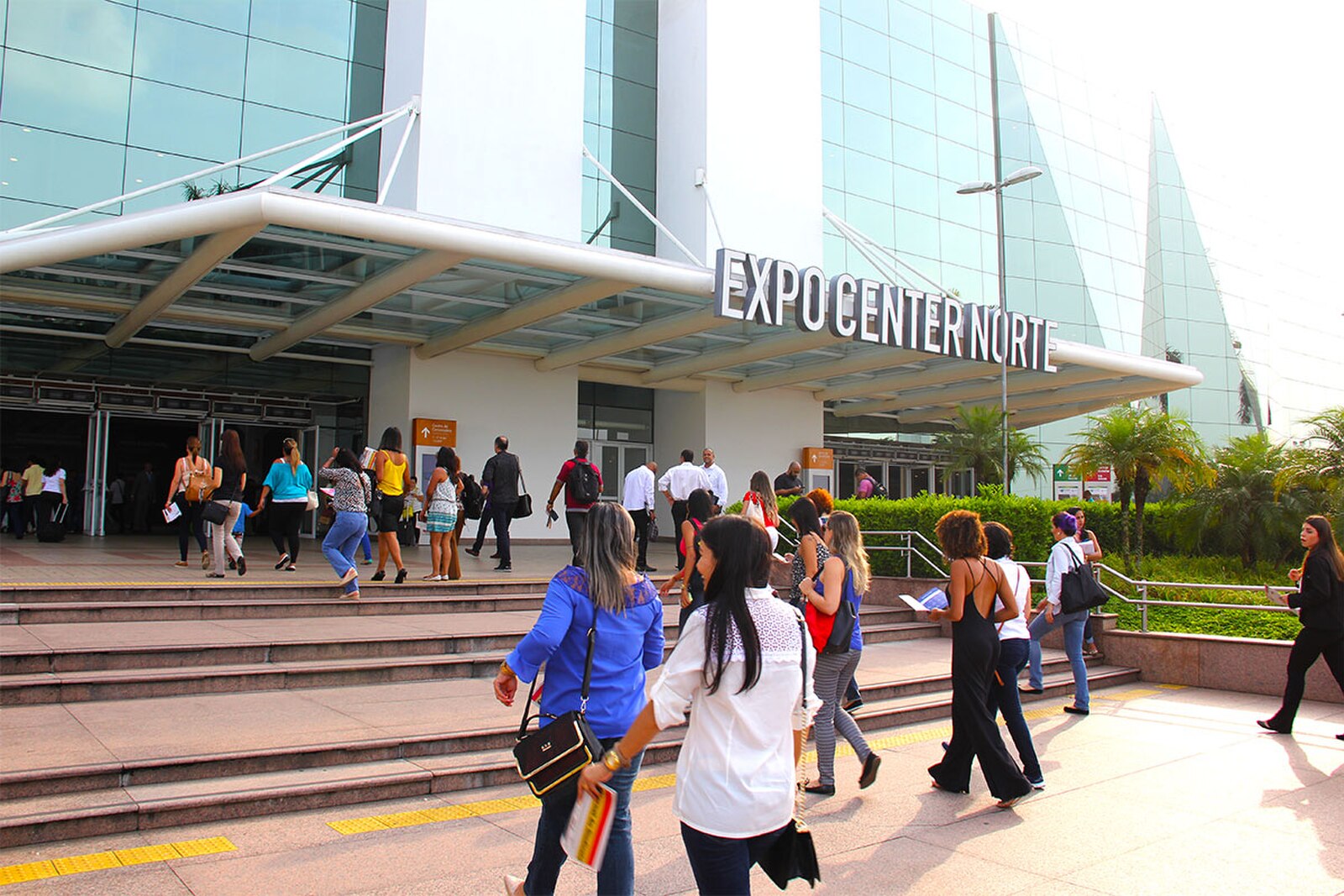 Entrance of Expo Center Norte in São Paulo, Brazil, venue of ABAV Expo São Paulo