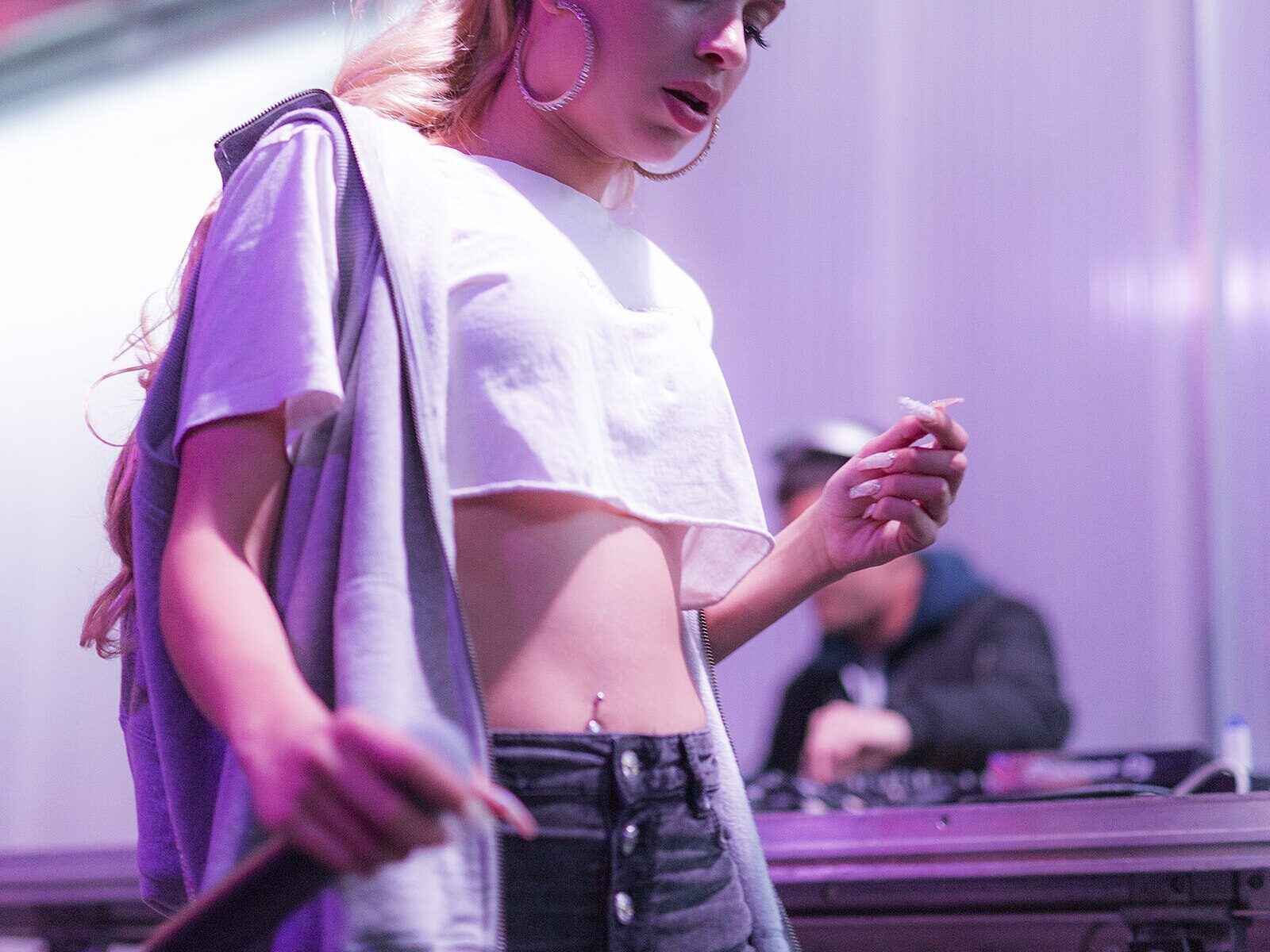 Bad Gyal performing on stage, ahead of her Bad Gyal Bogotá concert in Colombia