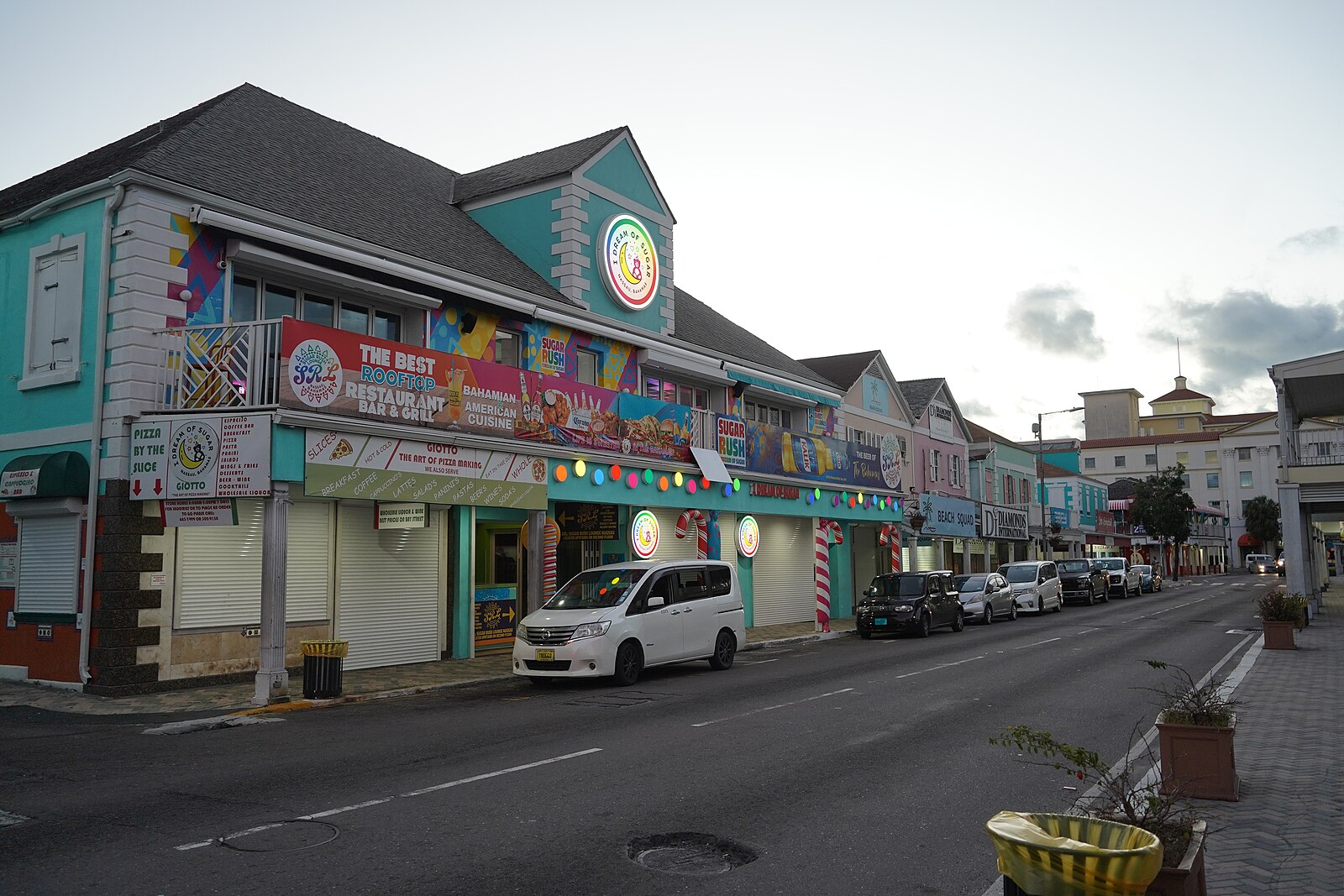 Bay Street downtown Nassau Bahamas