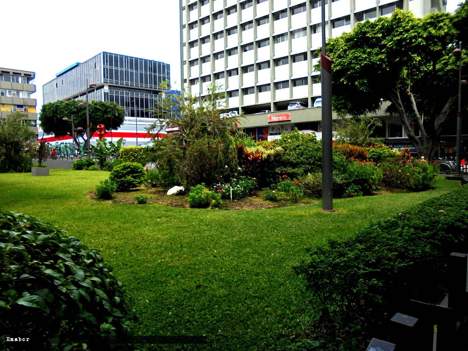 The Central Bank gardens in San José, in the district that administers Costa Rica tax residency