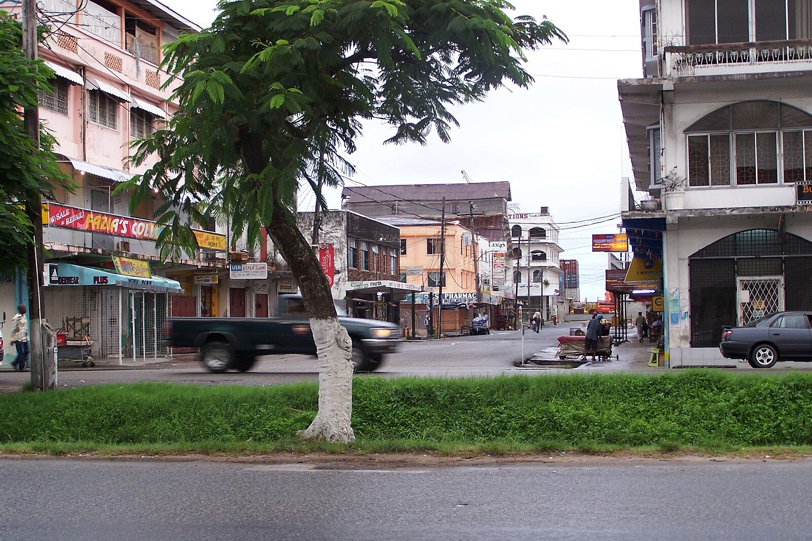 Georgetown Guyana street scene