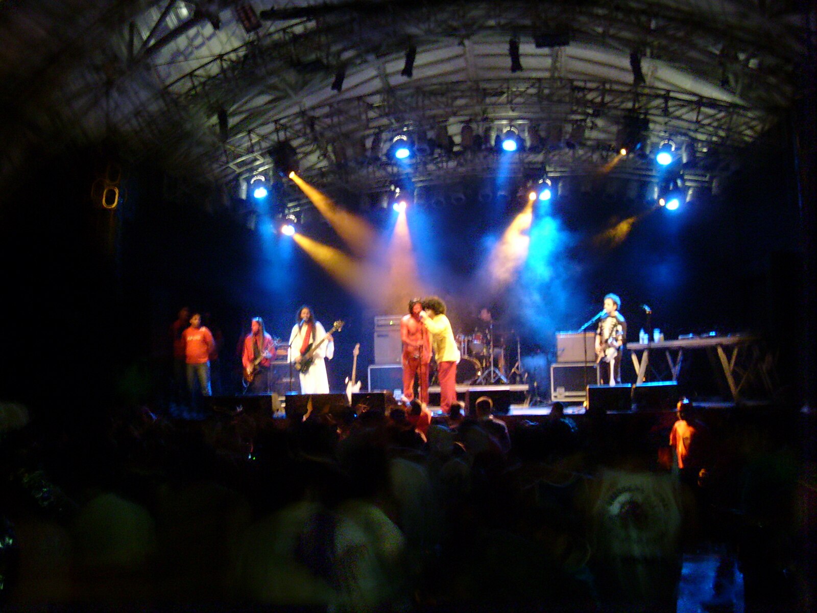 The stage of Circo Voador in the Lapa district of Rio de Janeiro