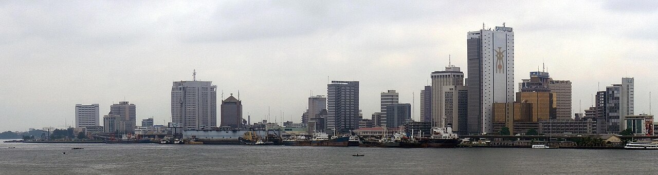 The Lagos skyline across the water, Nigeria’s financial centre, where the BOI development bond was arranged