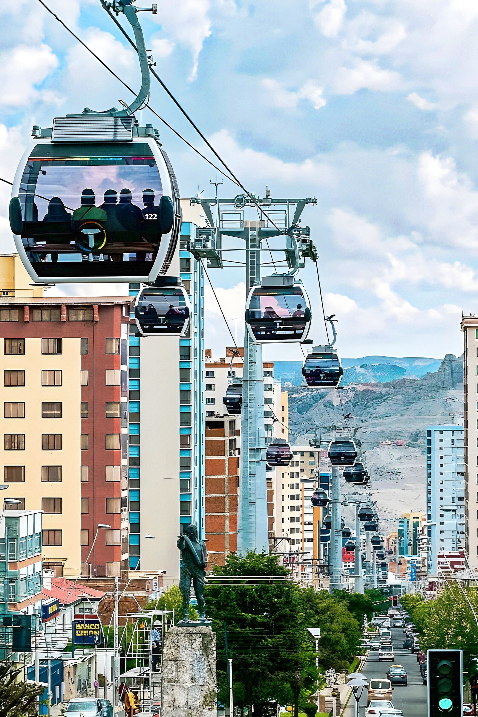 Mi Teleferico cable car La Paz Bolivia