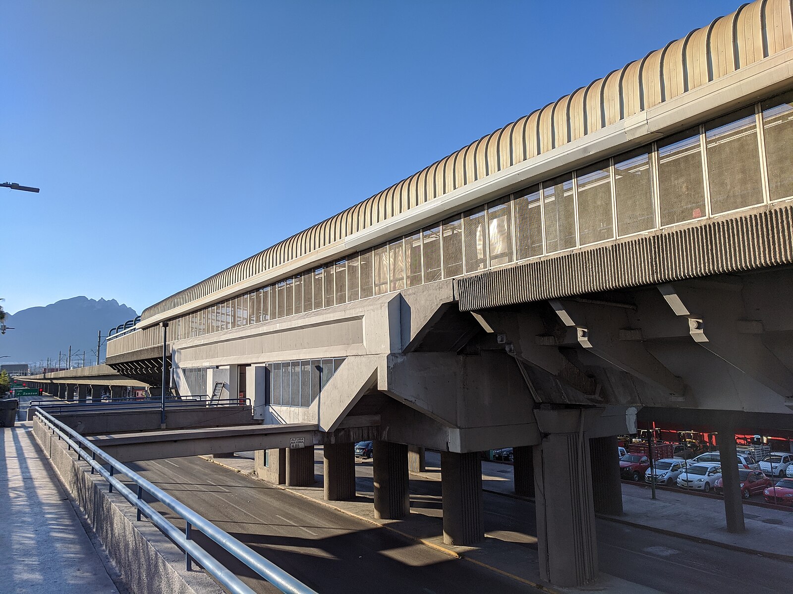 Monterrey metro train Mexico
