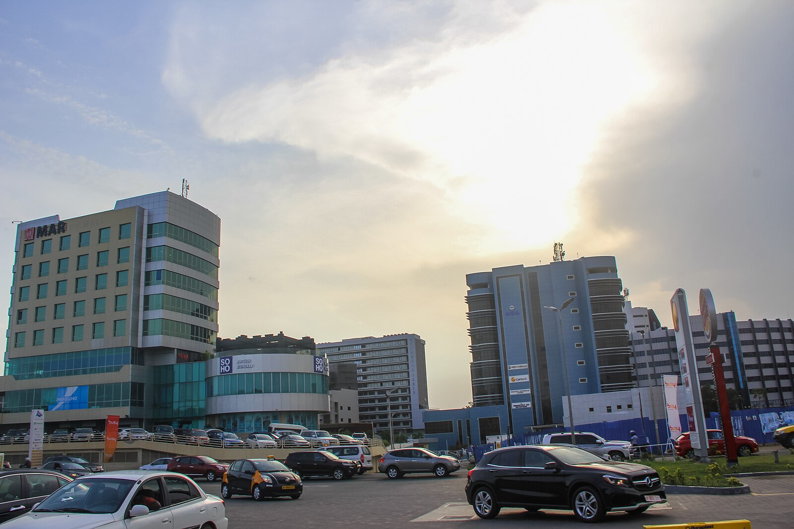 Airport City business district Accra Ghana