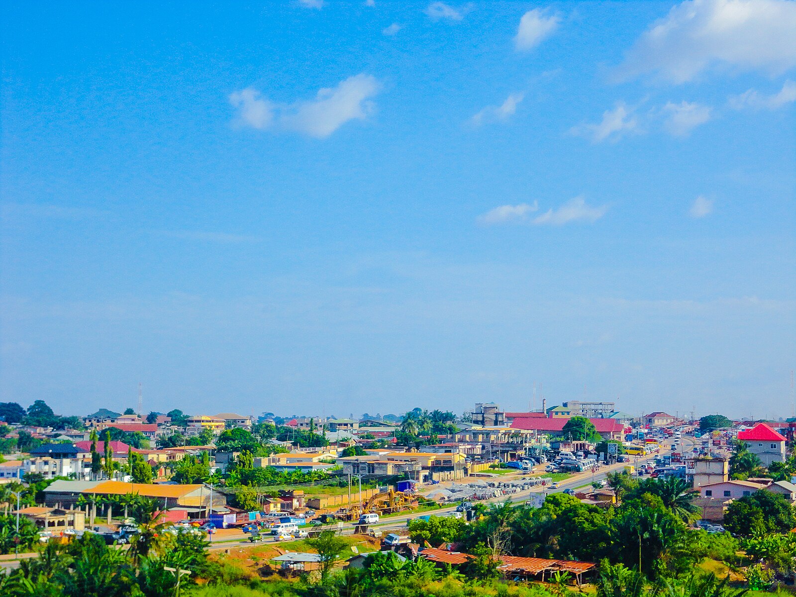 Kumasi city view Ghana