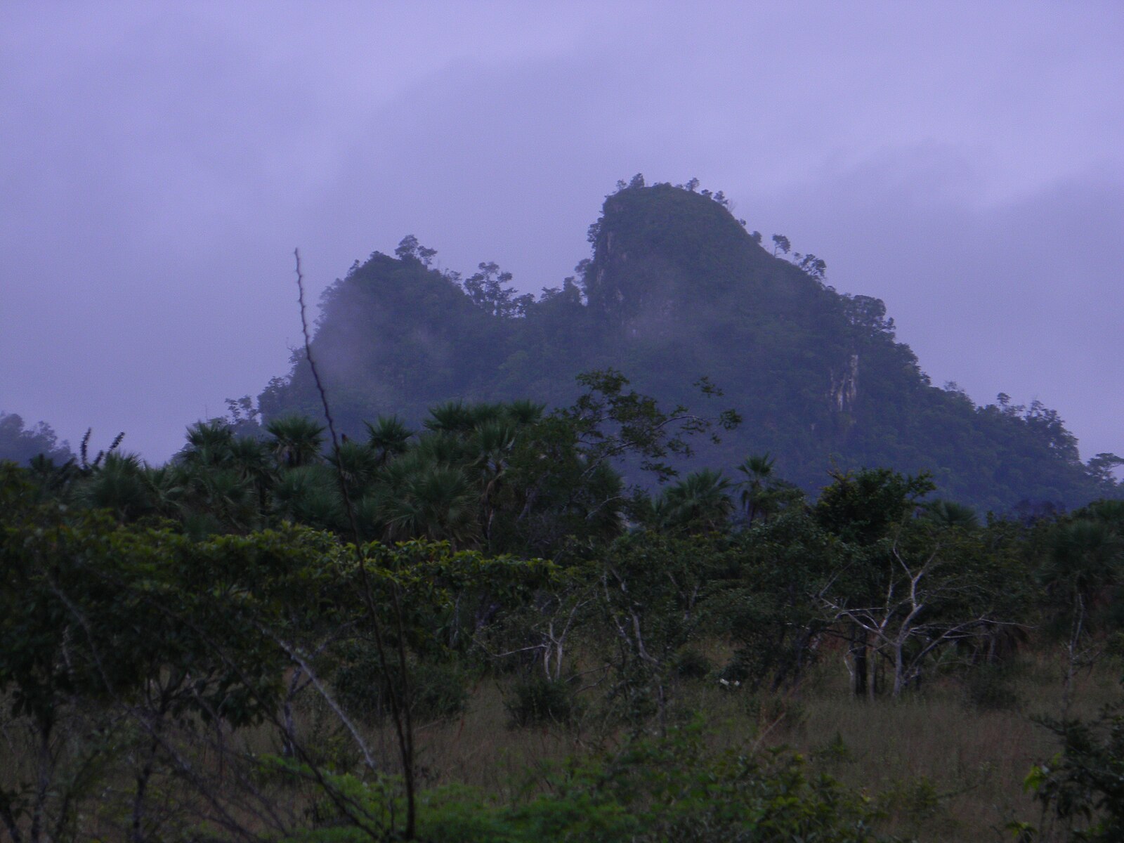 Cayo district Belize inland land