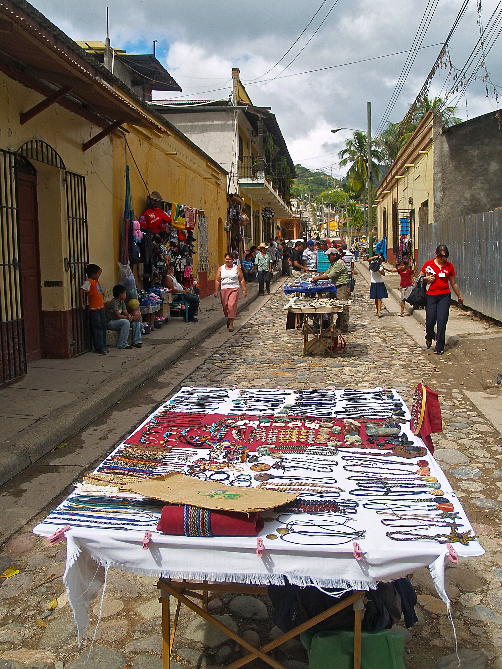 Copan Ruinas Honduras artisan street