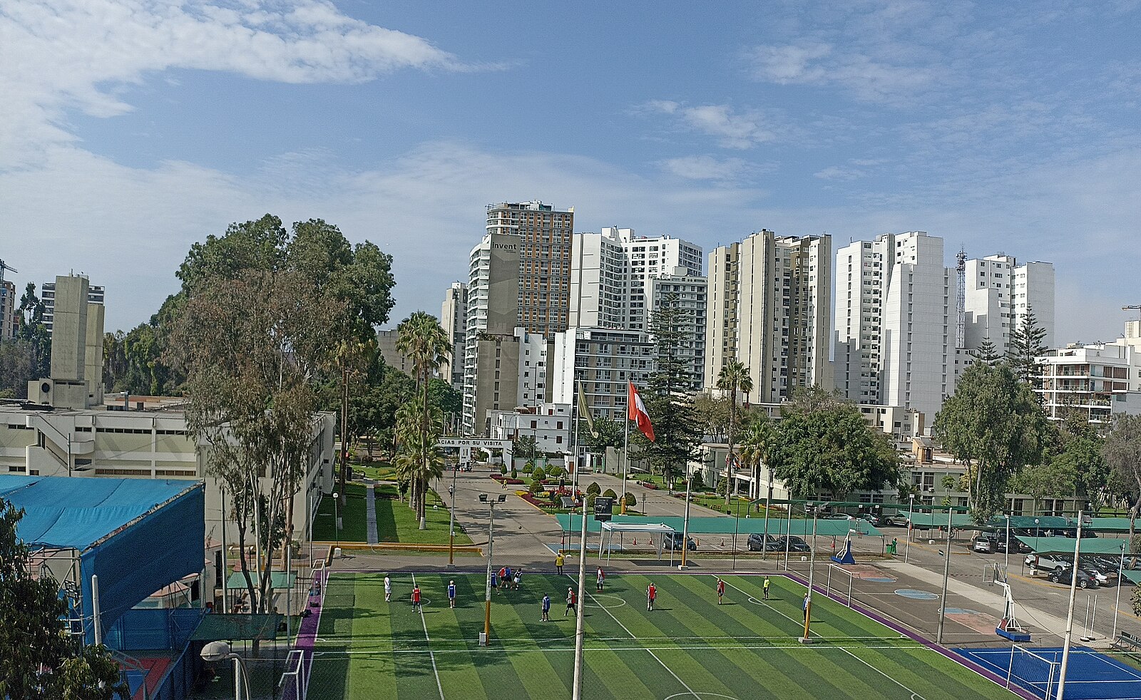 The Circulo Militar building in the Jesus Maria district of Lima