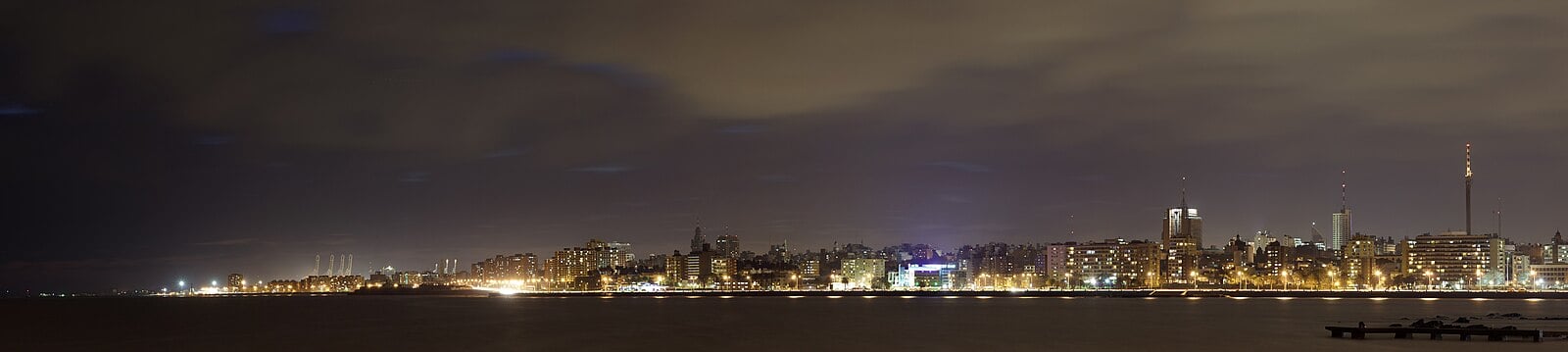 Montevideo Uruguay skyline city
