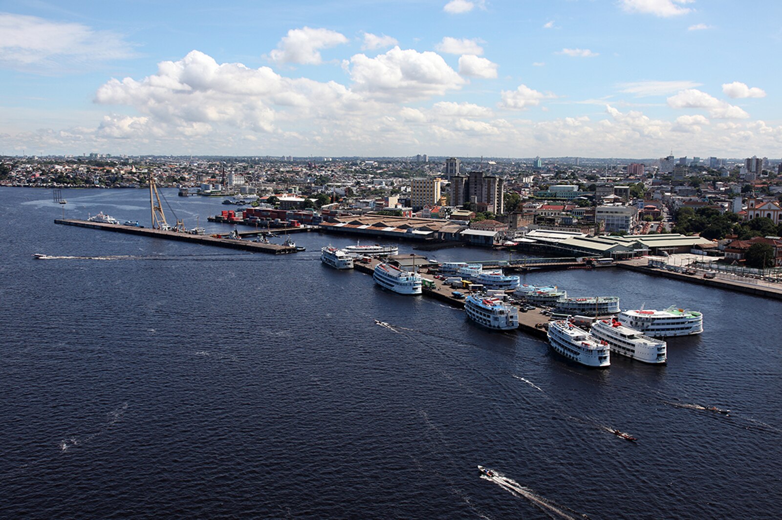 Port of Manaus Amazonas Brazil police arrest