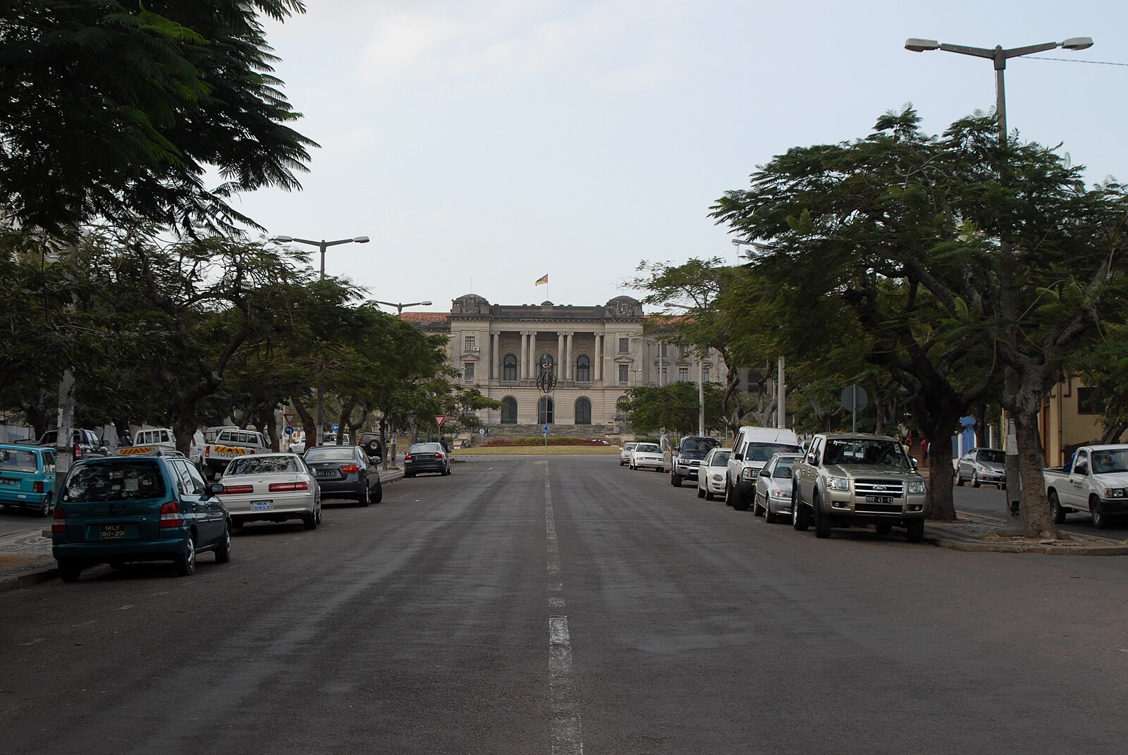 The waterfront of Maputo, the capital of Mozambique